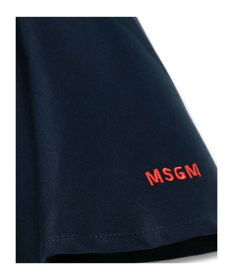 Shop Msgm Layer-detailed Mini Skirt In Black