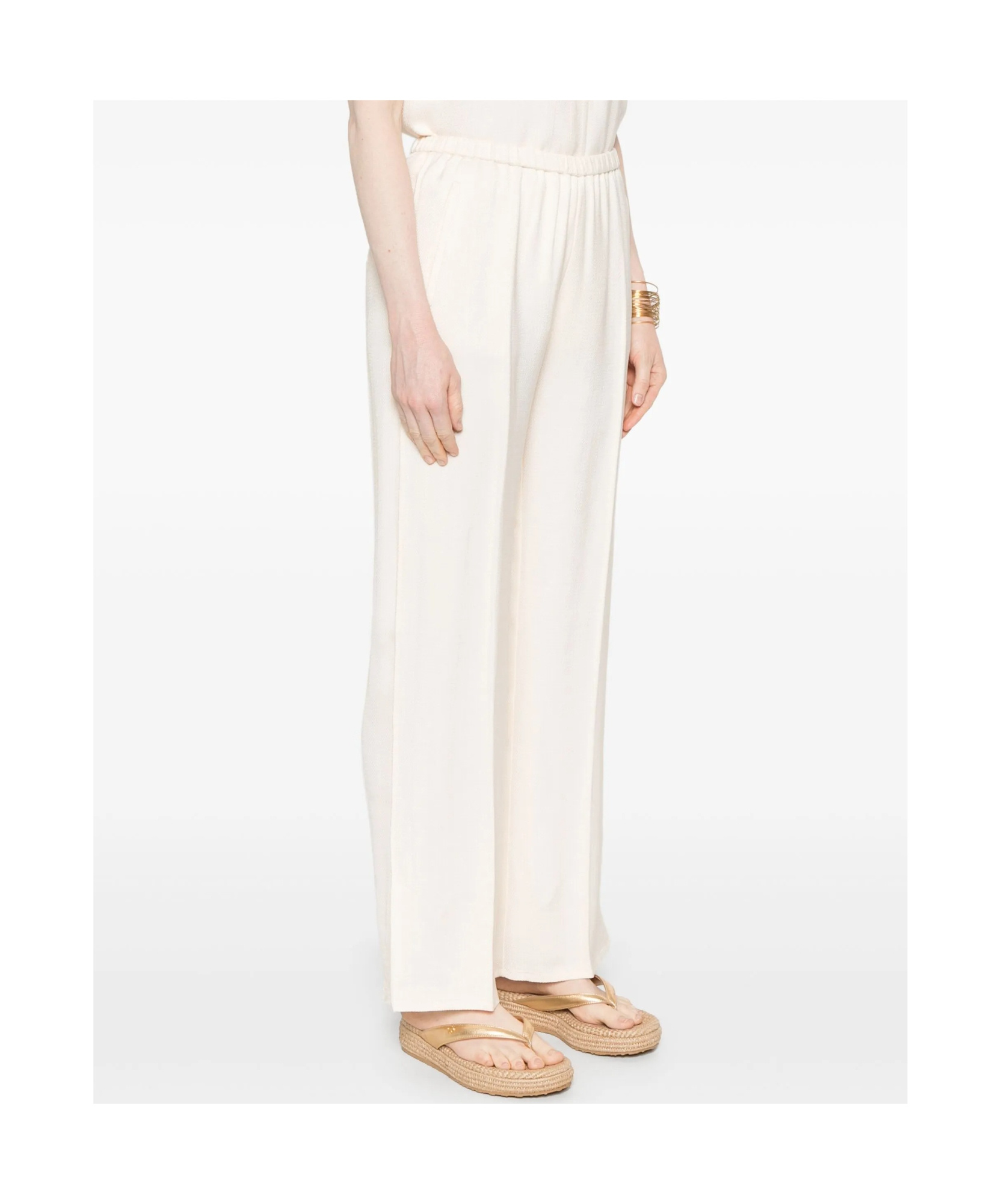 Shop Forte Forte Slubbed Trousers