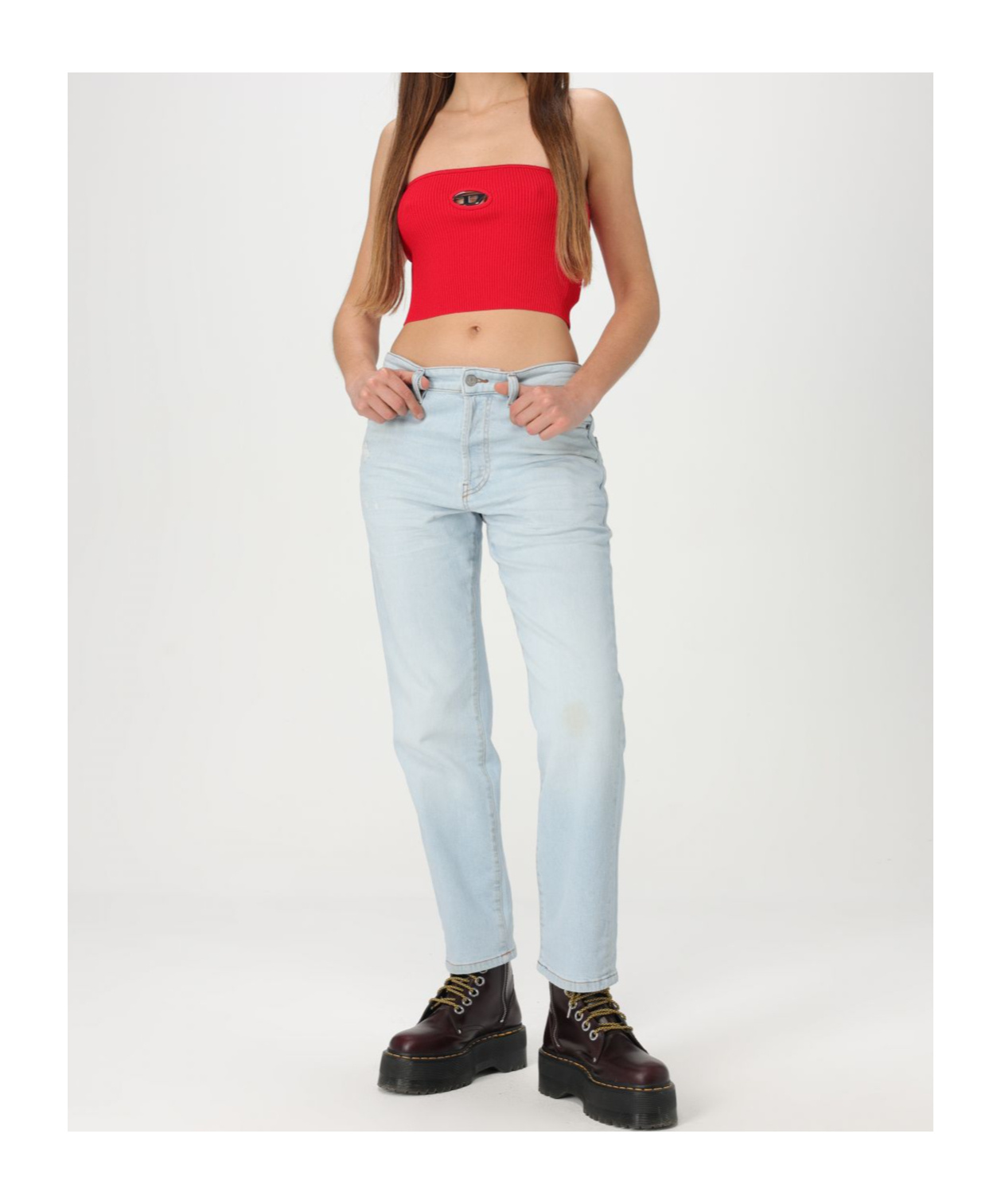 Diesel Belt-loop Jeans In Multicolor
