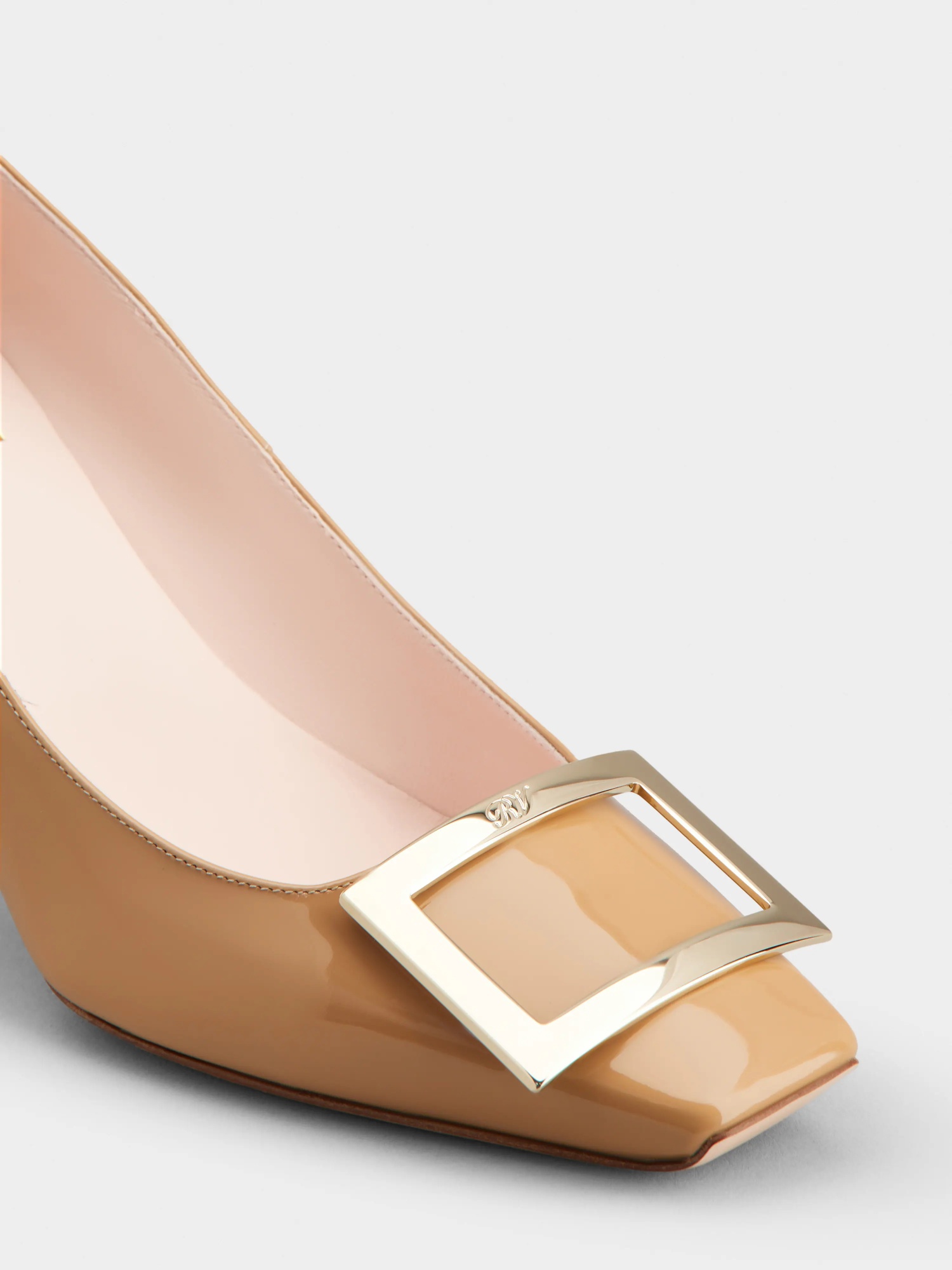 Roger Vivier Belle Vivier Trompette 70 Pumps In Nude