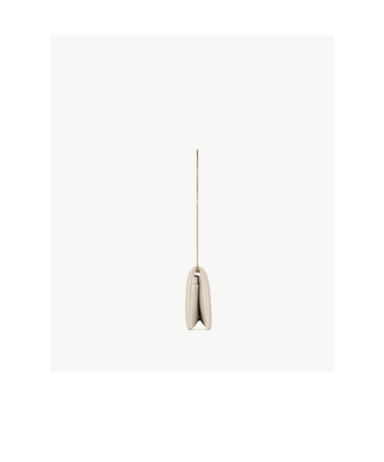 Saint Laurent Small Logo Shoulder Bag In Nude