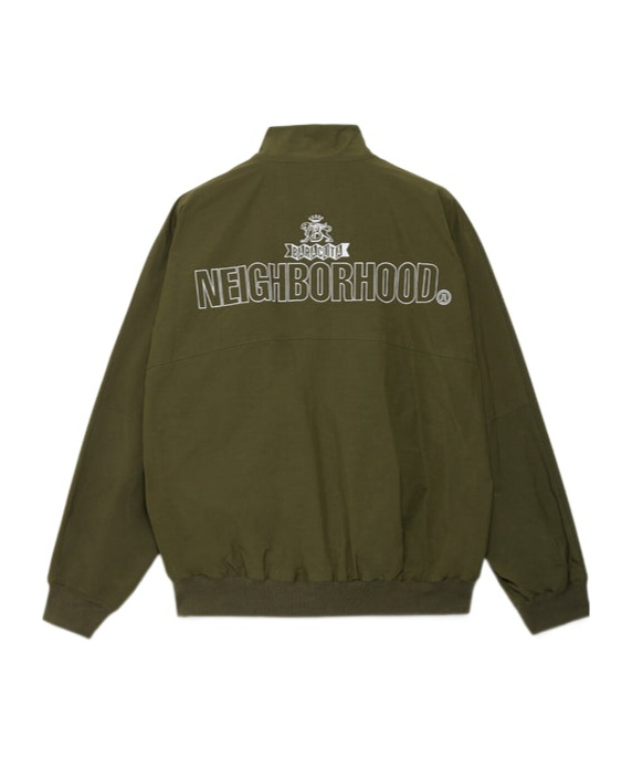 Baracuta G9 Harrington High Collar Jacket In Green