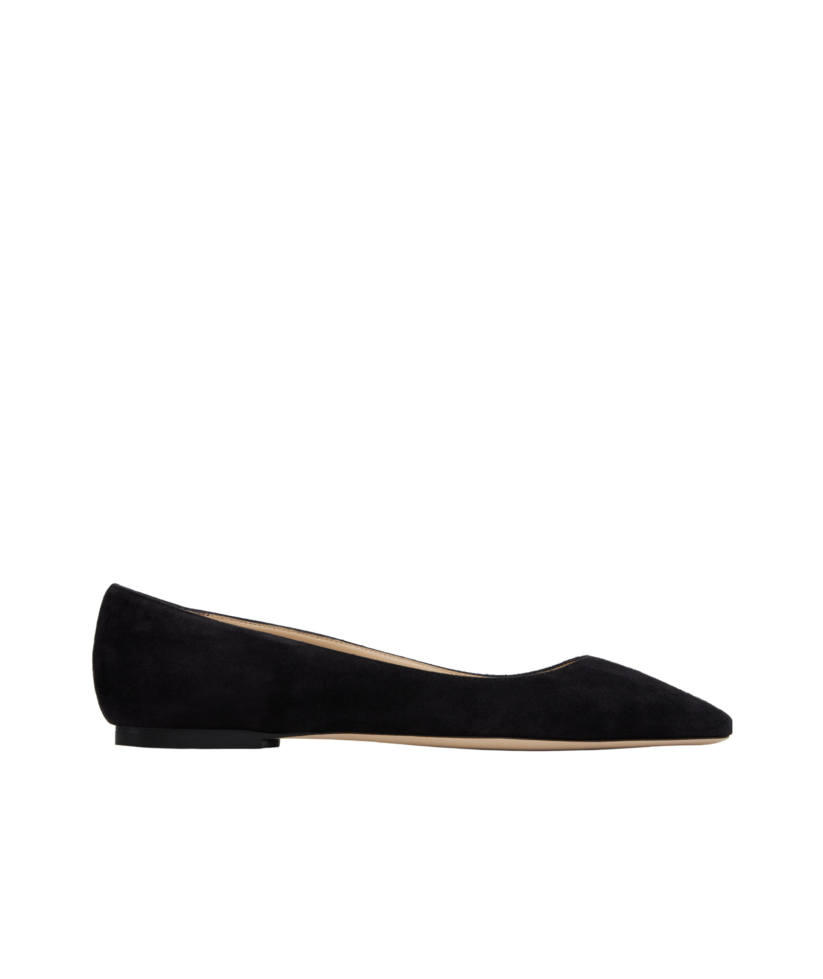Jimmy Choo Black Romy Ballerina Flats In Black