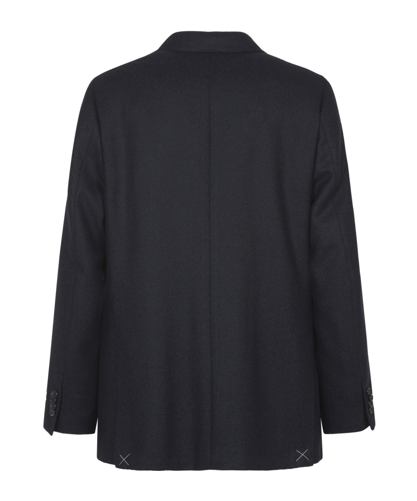 Canali Twill-weave Blazer In Black