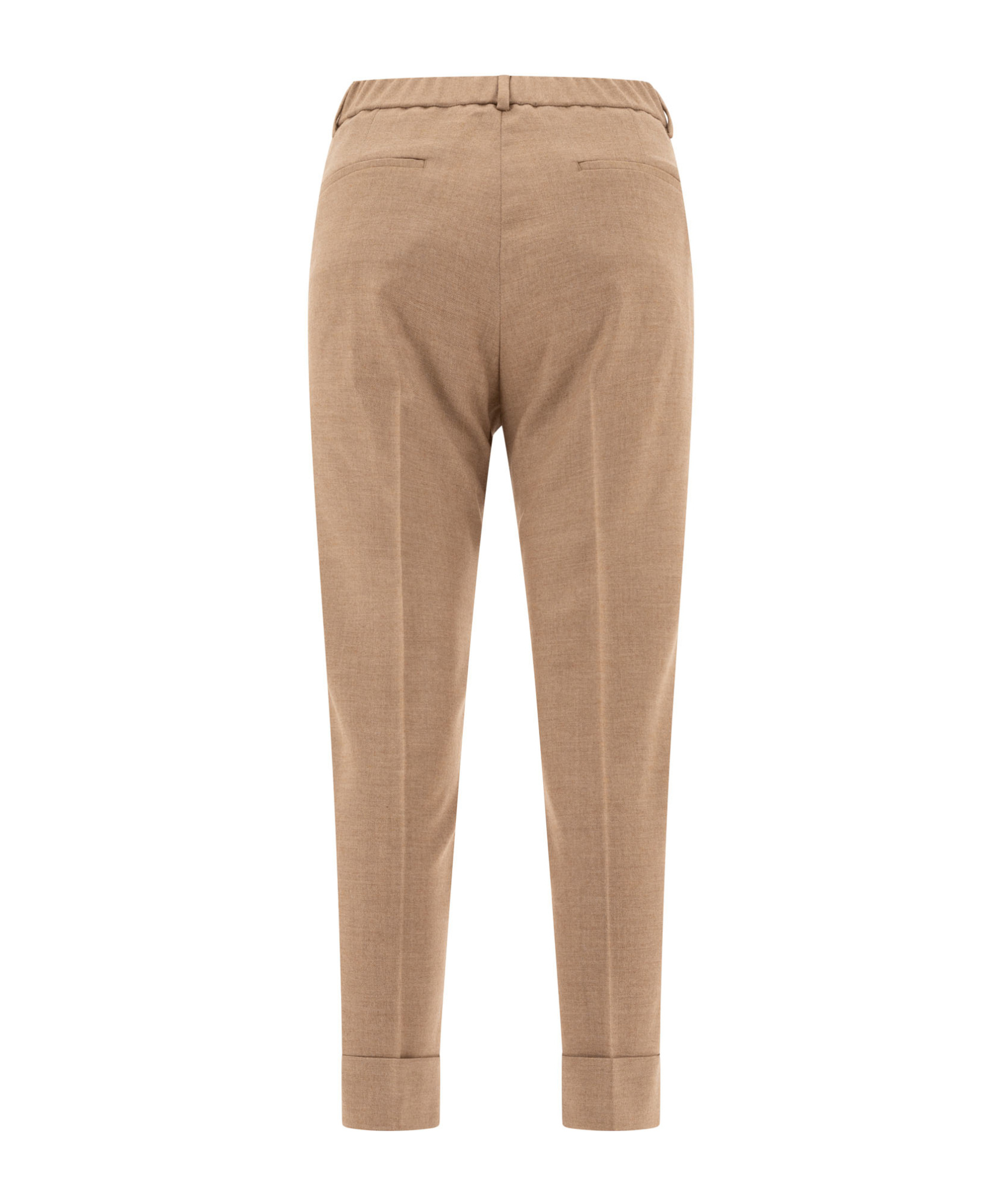 Peserico Wool Trousers With Punto Luce In Nude