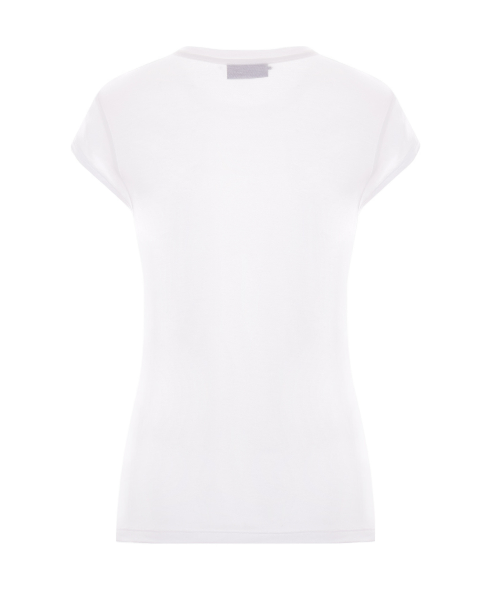 Elisabetta Franchi American Sleeves T-shirt In White