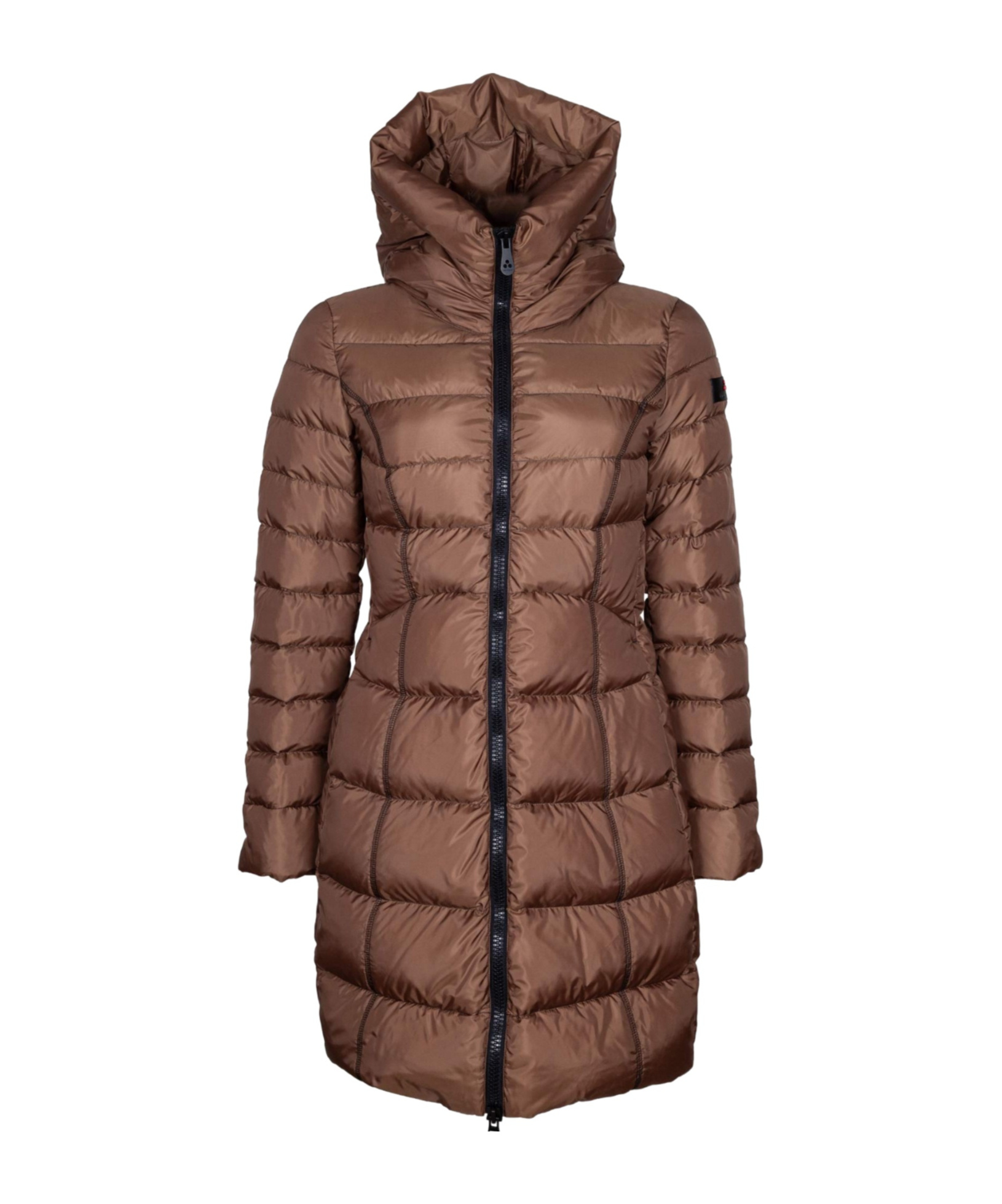 Peuterey Long-sleeved Cotton-padded Jacket In Brown