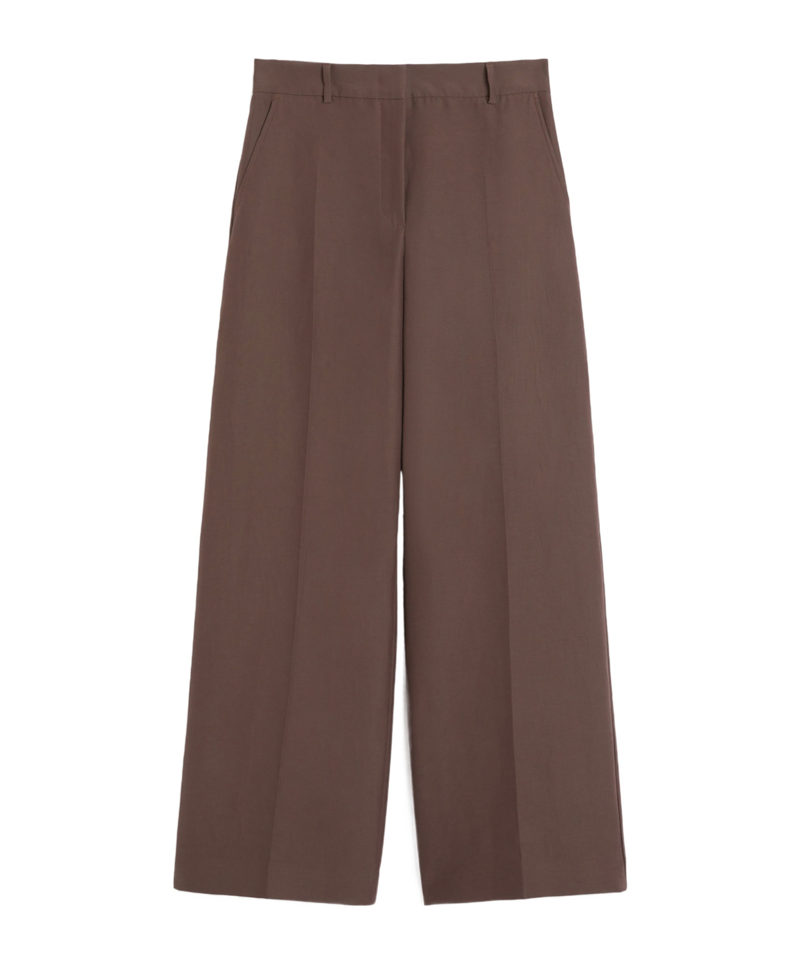 Weekend Max Mara Technical Cotton Palazzo Trousers