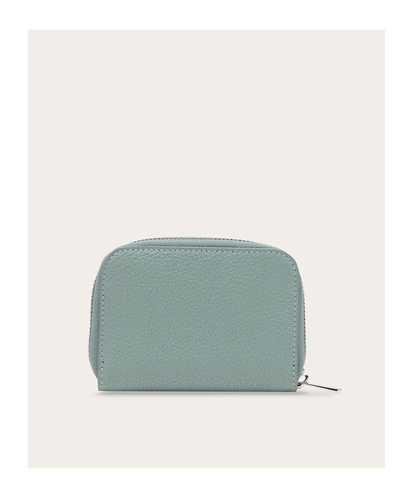 Ferragamo Logo Card Holder In Gray
