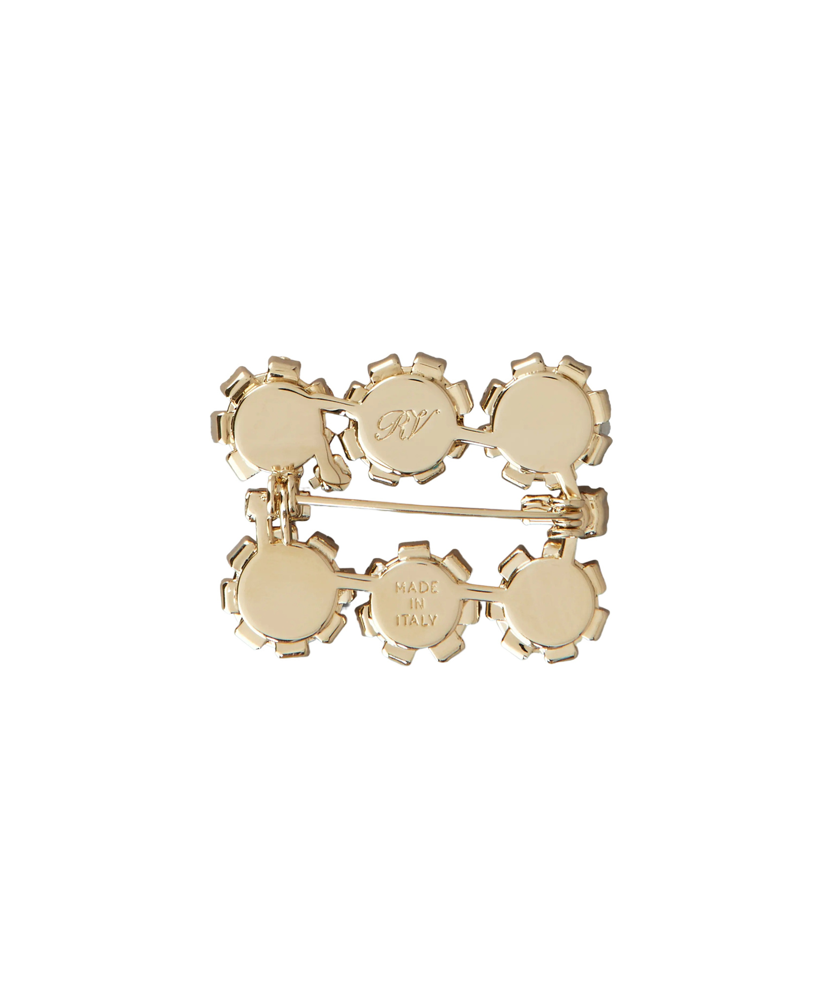 Roger Vivier Efflorescence Brooch In White