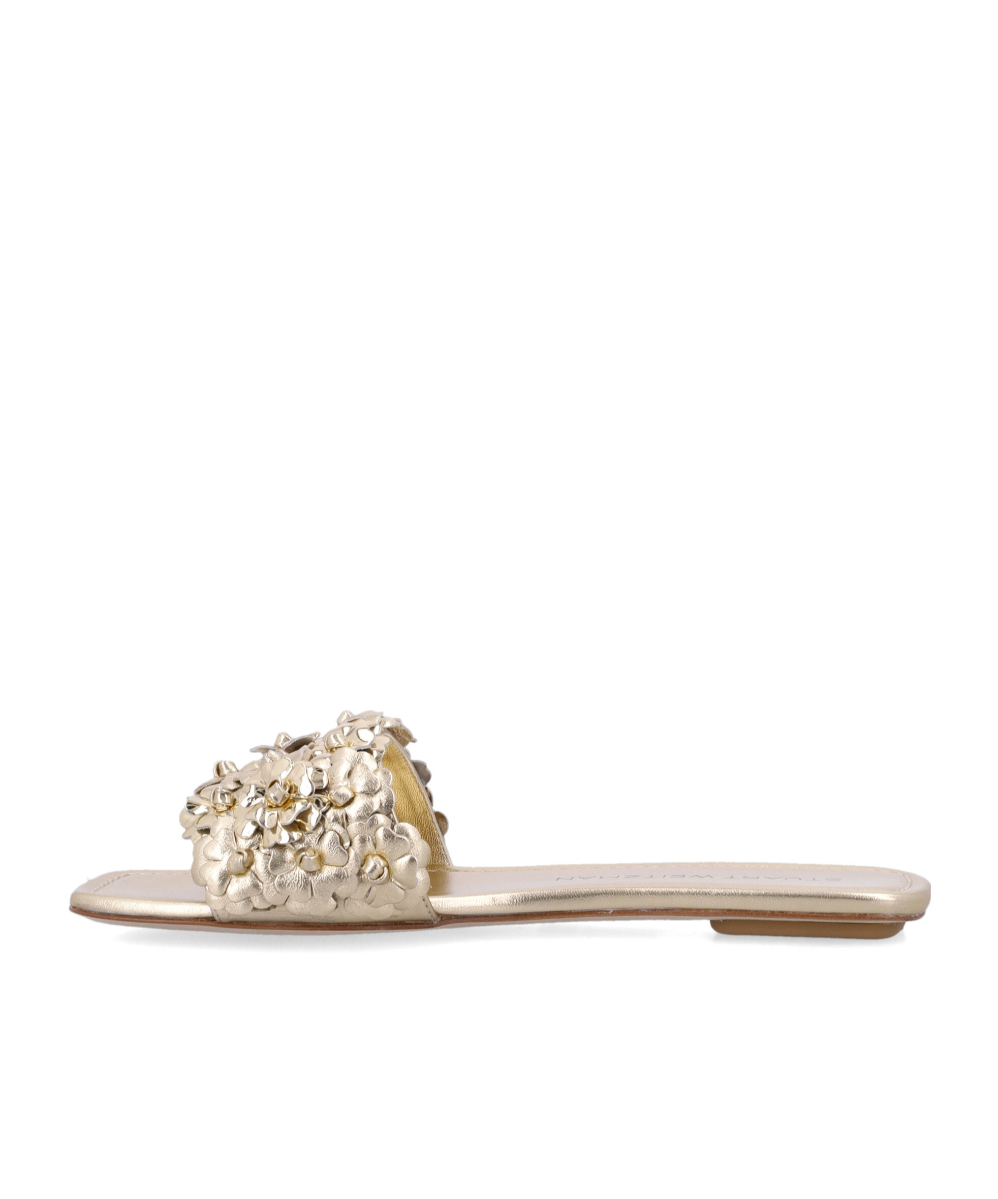 Stuart Weitzman Meadow Slide Floral Embellishments