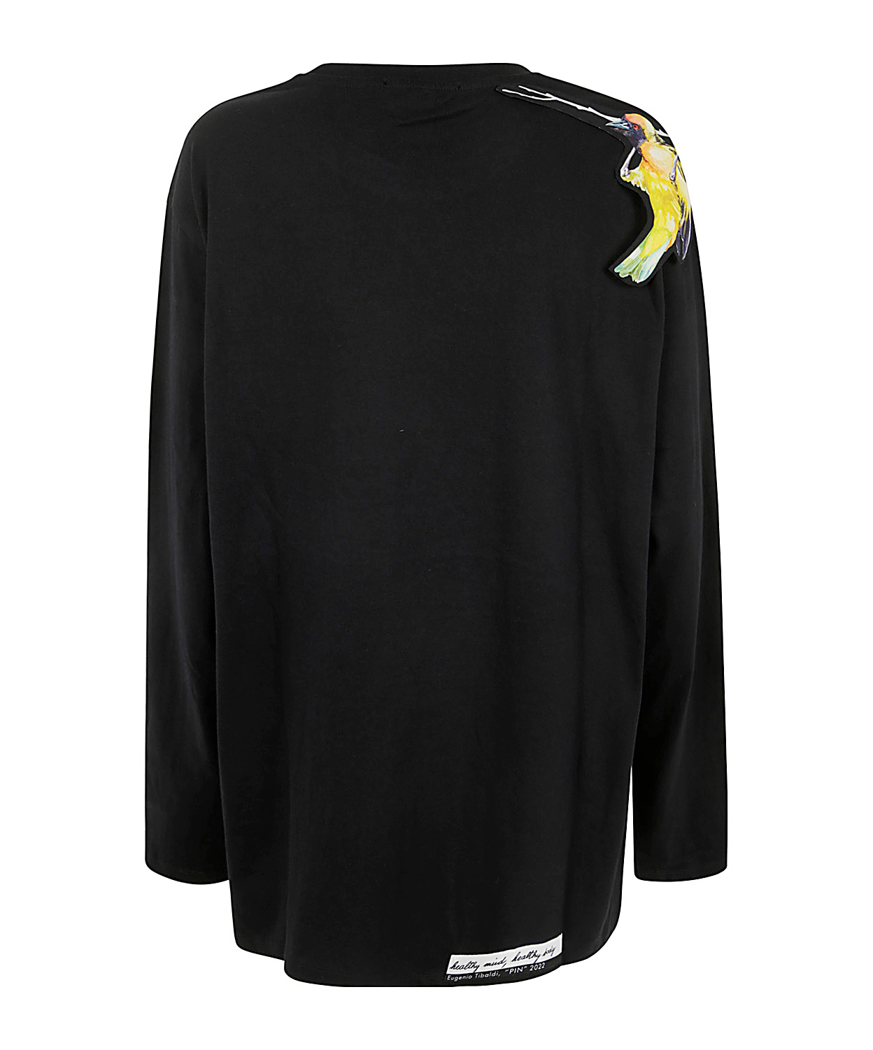 Maria Calderara Long-sleeved T-shirt In Black