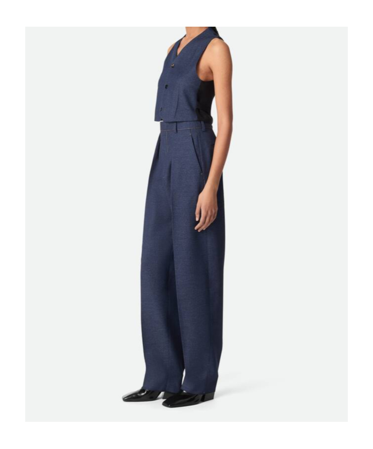 Bottega Veneta Melange Wool Pants