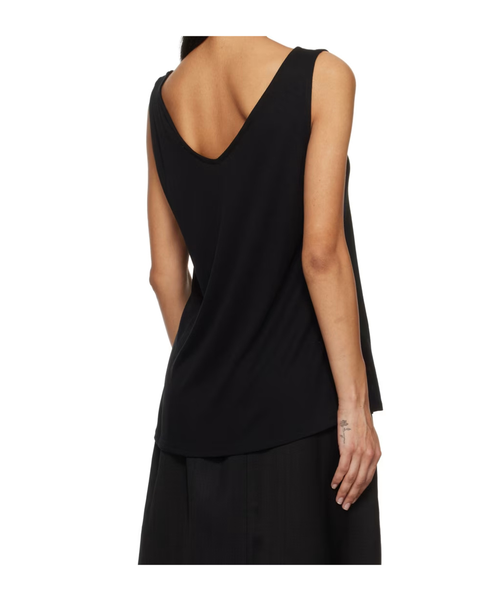 Studio Nicholson Shea Lyocell Tank Top In Black