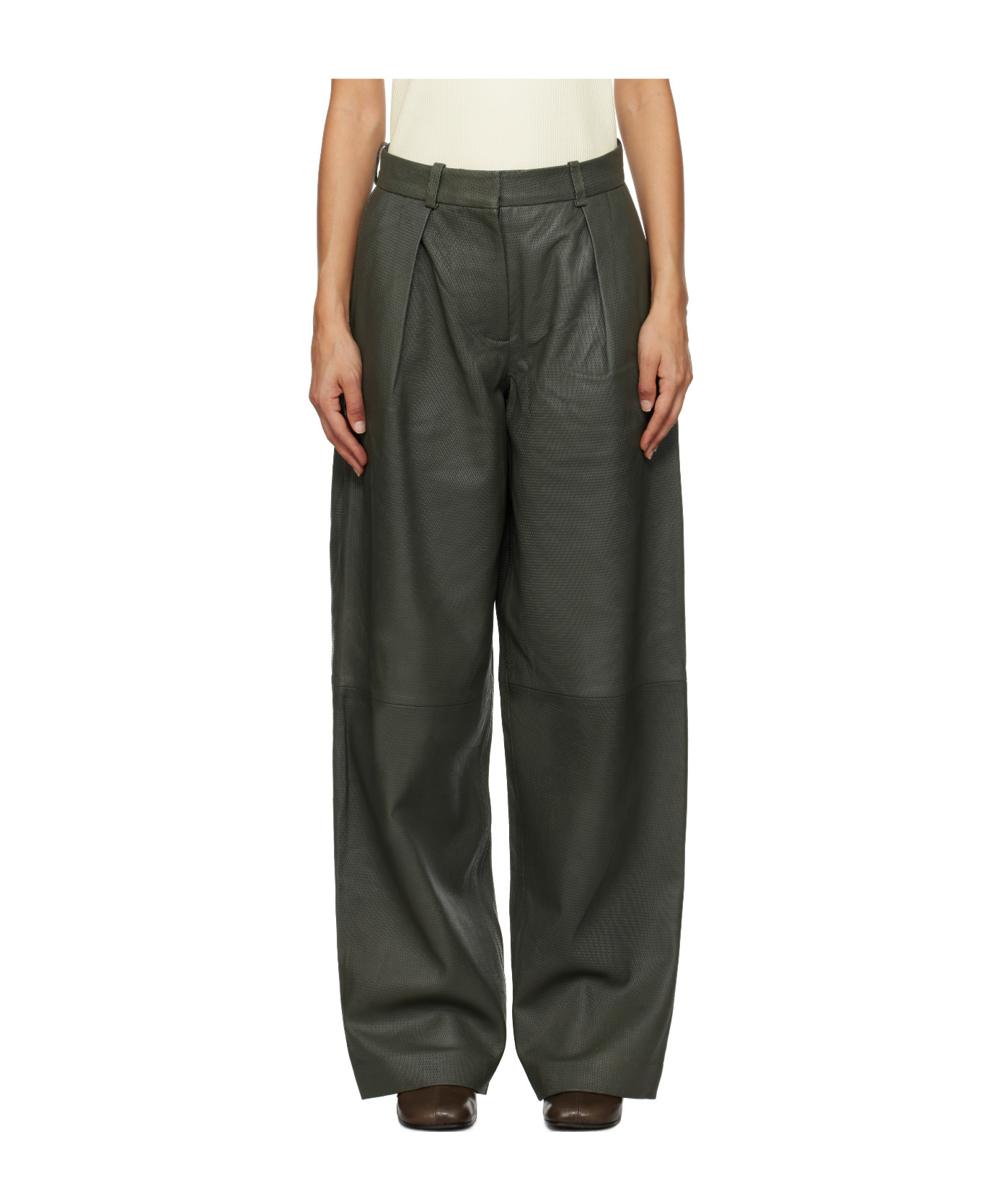Remain Birger Christensen Belt-loop Casual Pants In Black