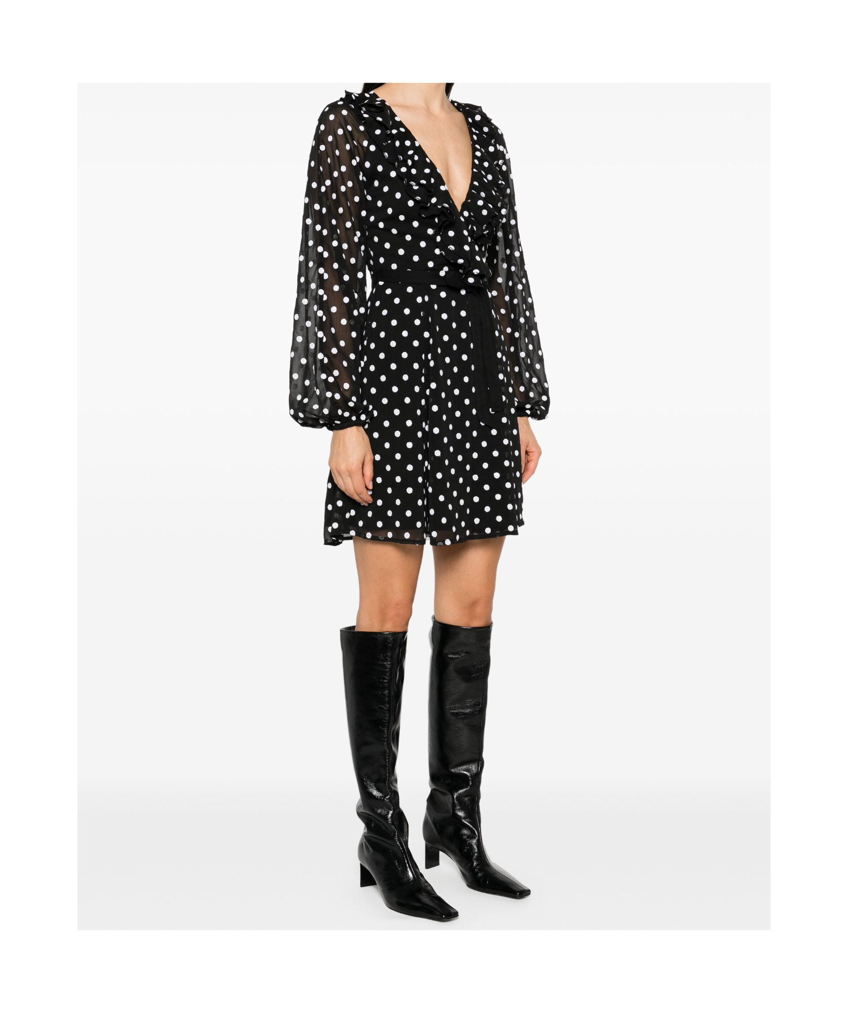 ROTATE BIRGER CHRISTENSEN LONG-SLEEVED DRESS
