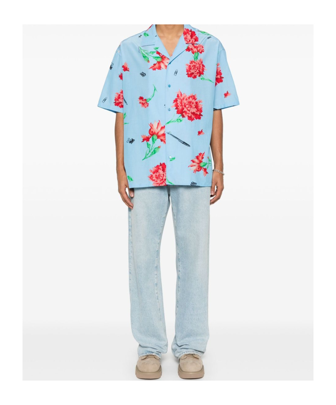 Moschino Short Sleeve Shirt Blue