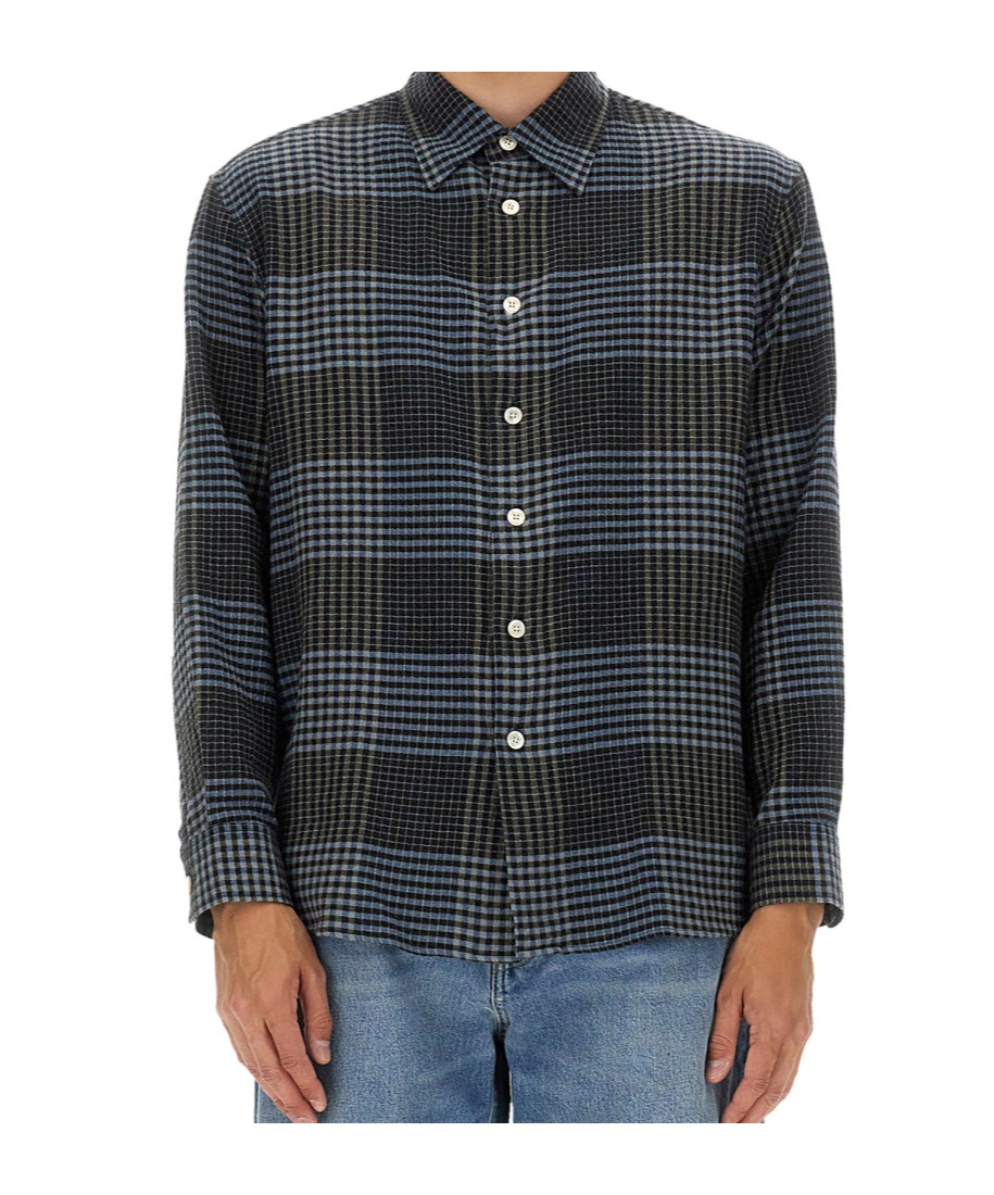 Sunflower Check Detailed Long-sleeved Shirt In Multi