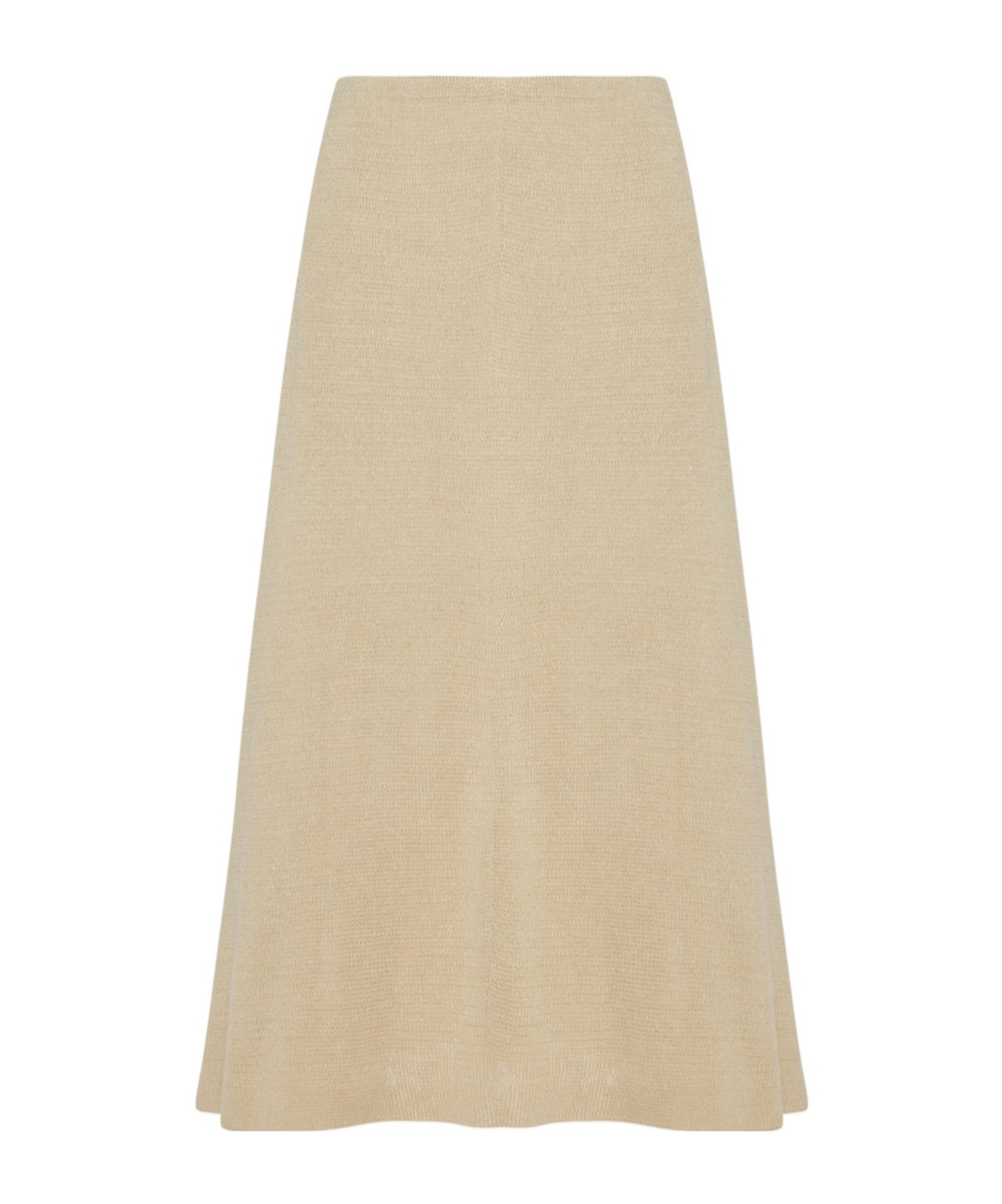 The Row Beige Linen Skirt In Nude