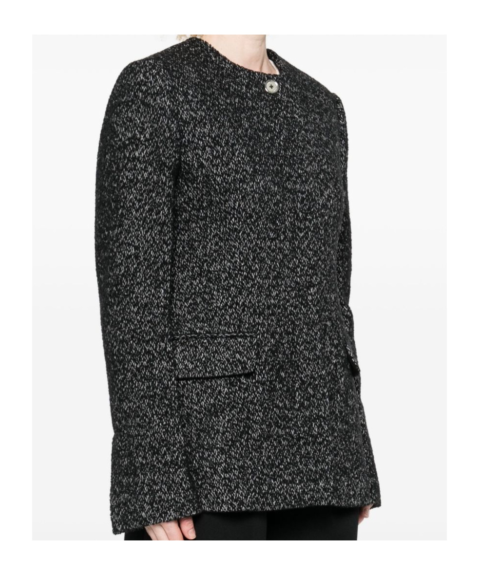 Totême Structured Wool Blazer Featuring Welt Pockets In Black