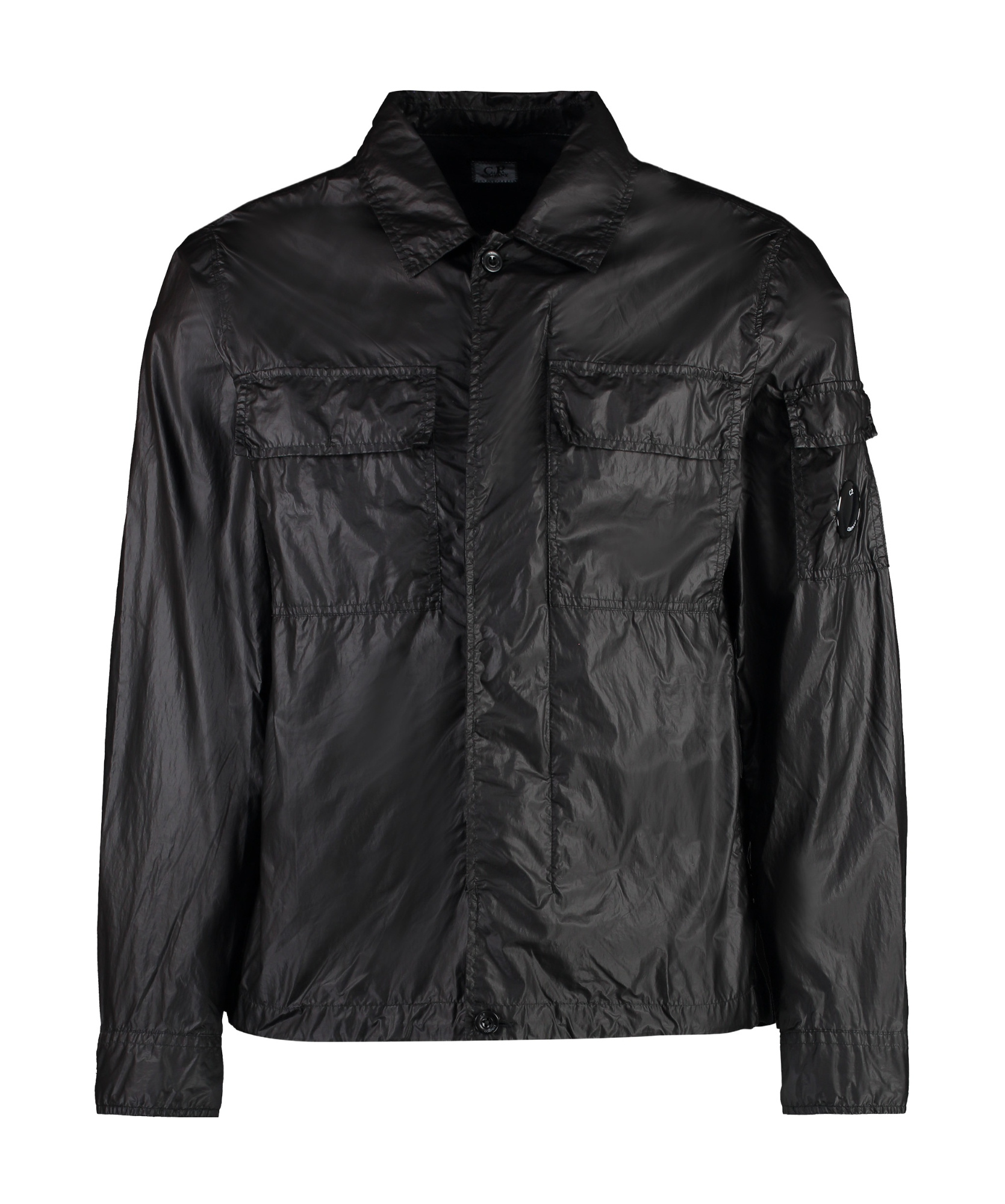 C.p. Company C.p.company Cs Ii Technical Fabric Shirt In Black