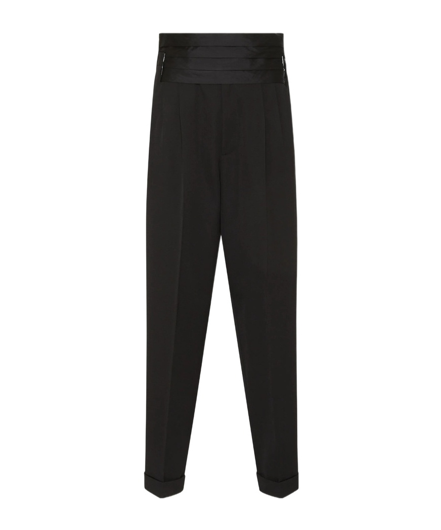 Dsquared2 Belt Loop Casual Pants In Black