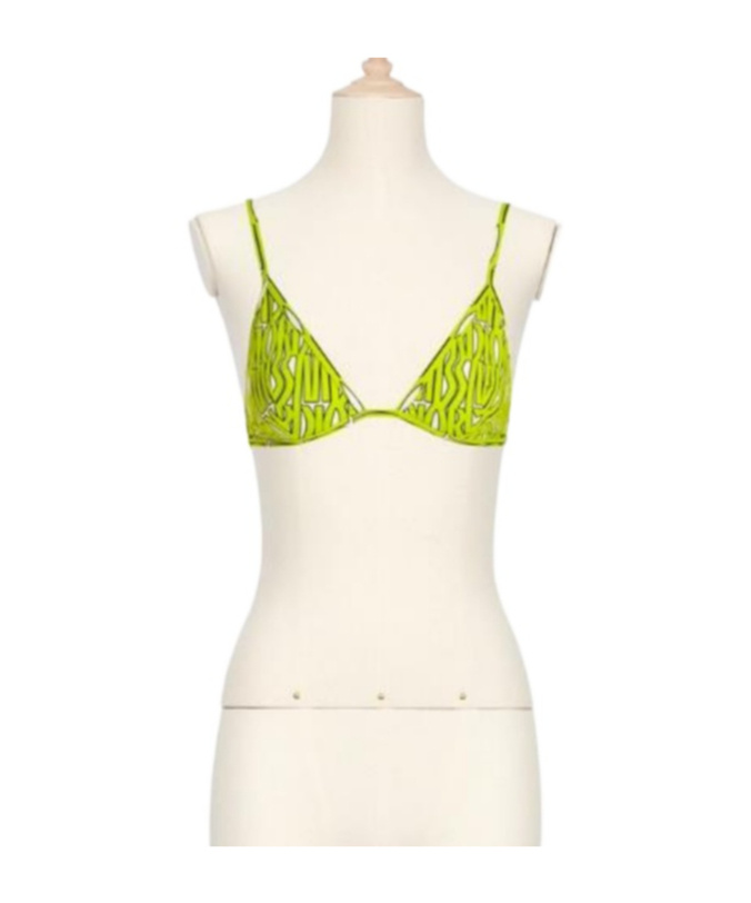 Shop Dior Tie A Bikini Blouse In White