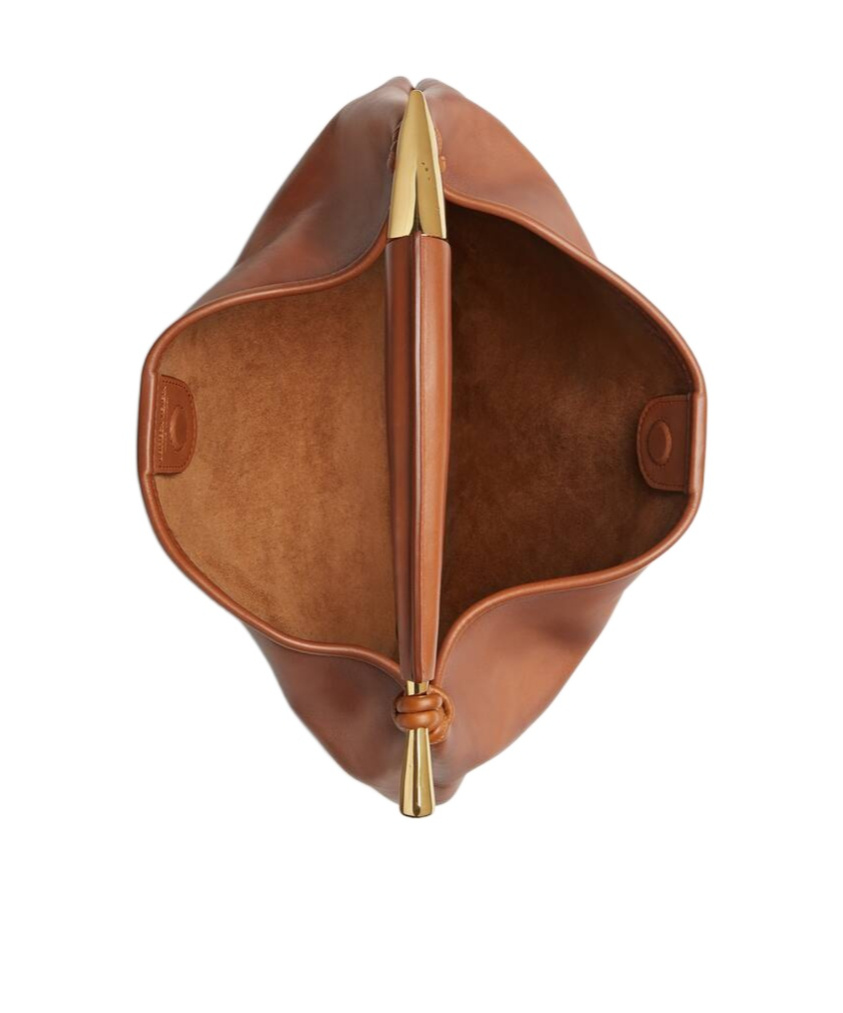 Bottega Veneta Sardine Intrecciato-leather Handbag In Brown