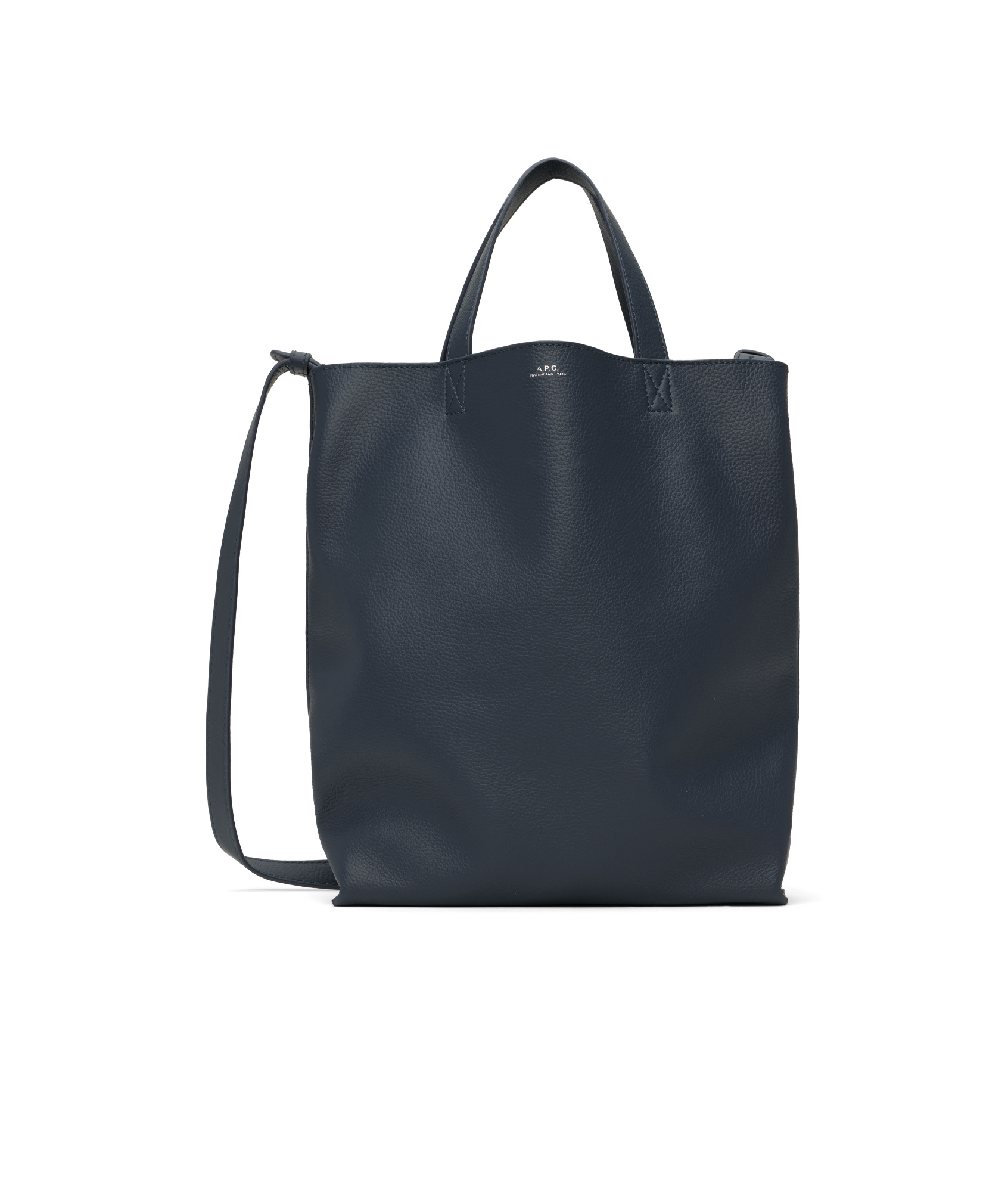 Apc Navy Maiko Medium Shopping Tote In Black