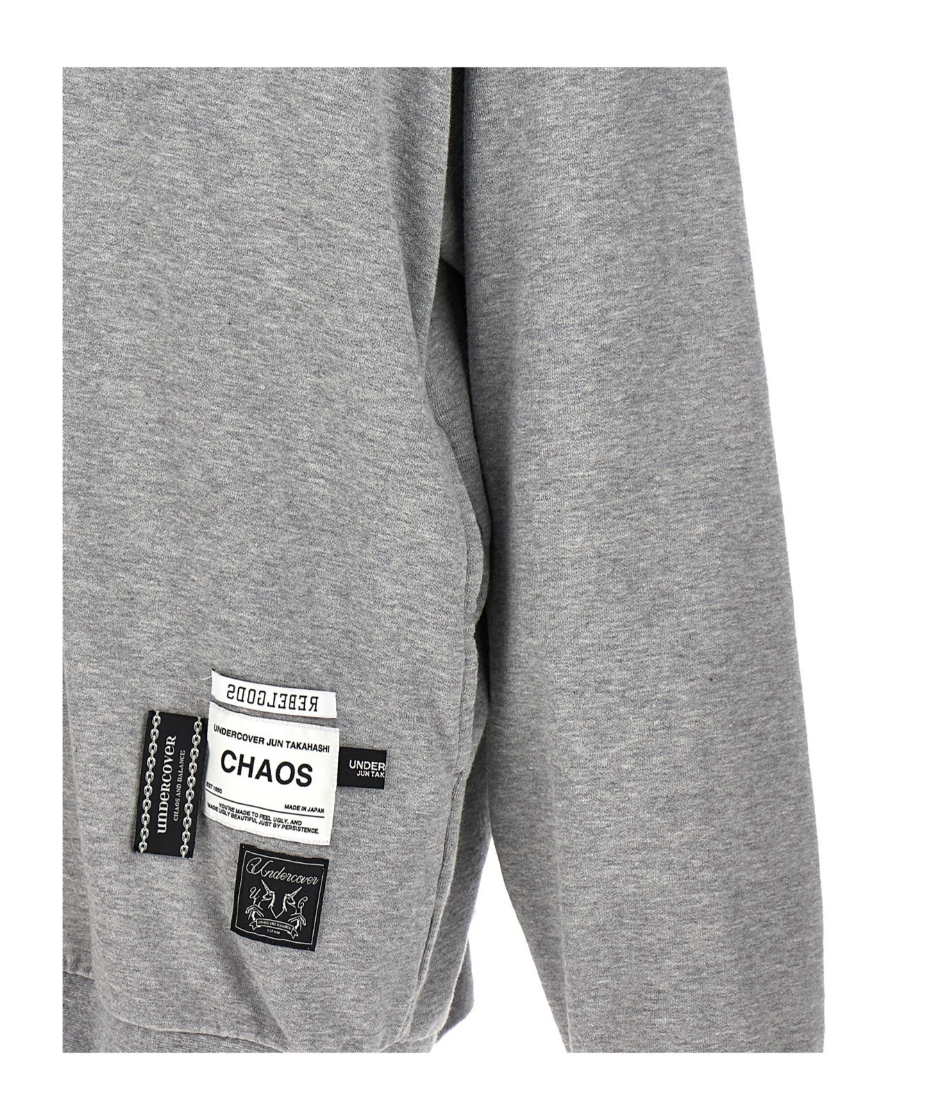 Undercover 'harmony And Disorder' Crewneck Sweater In Gray