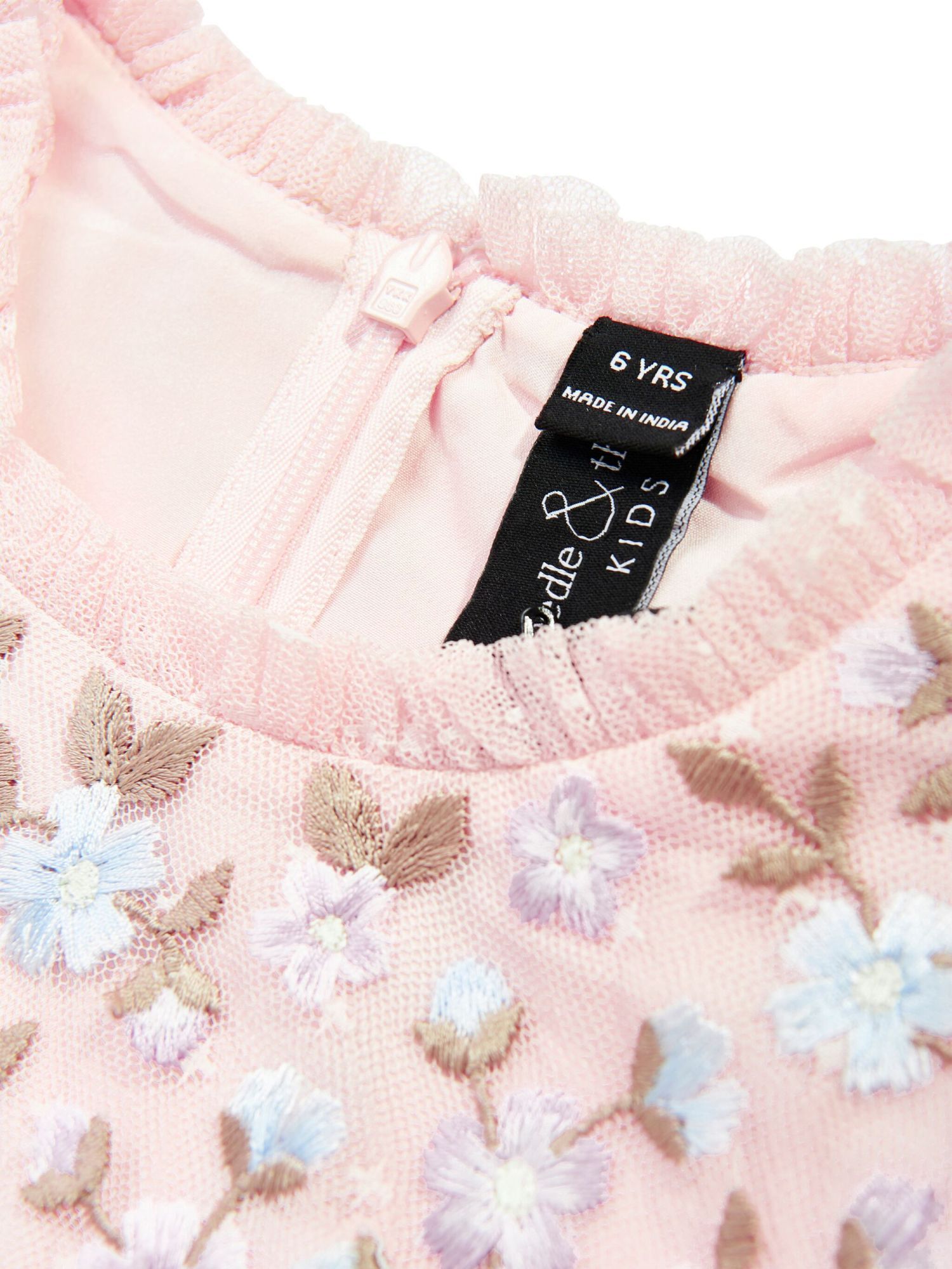 Needle & Thread Short Sleeve Dress In Pink