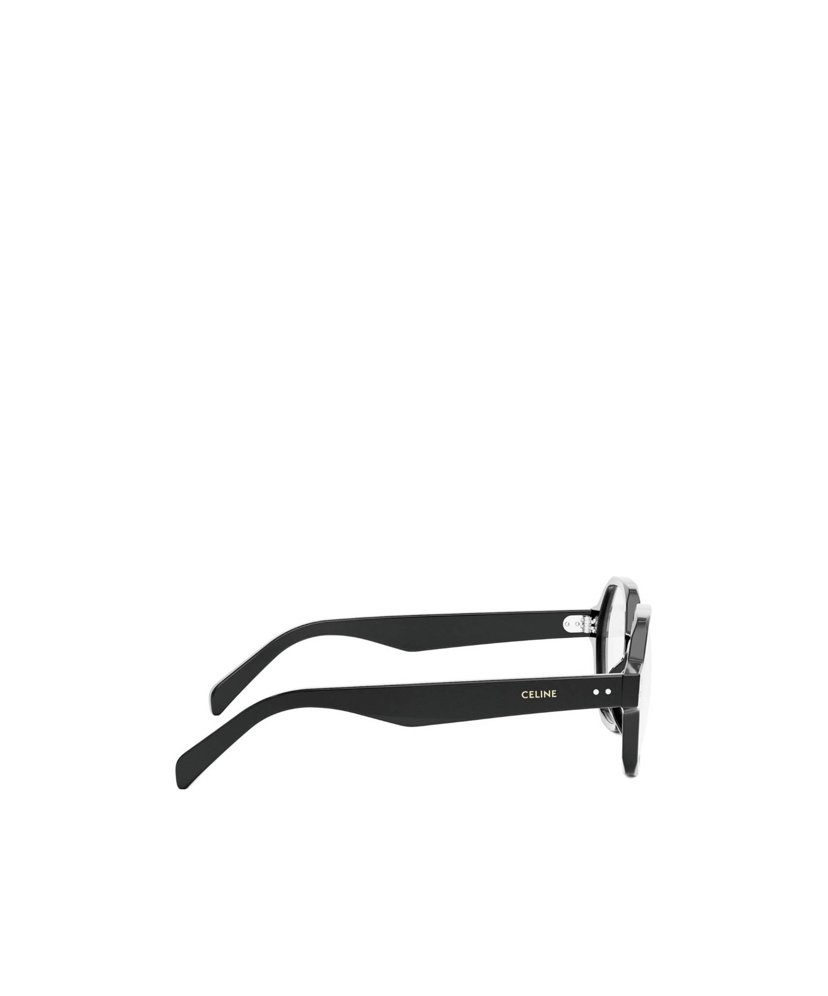 Celine Geometric Frame Flat Mirror In Black
