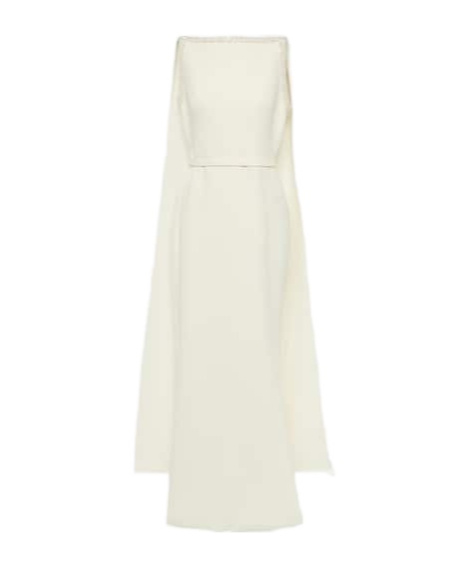 Safiyaa London Bridal Ginevra Embellished Gown In White