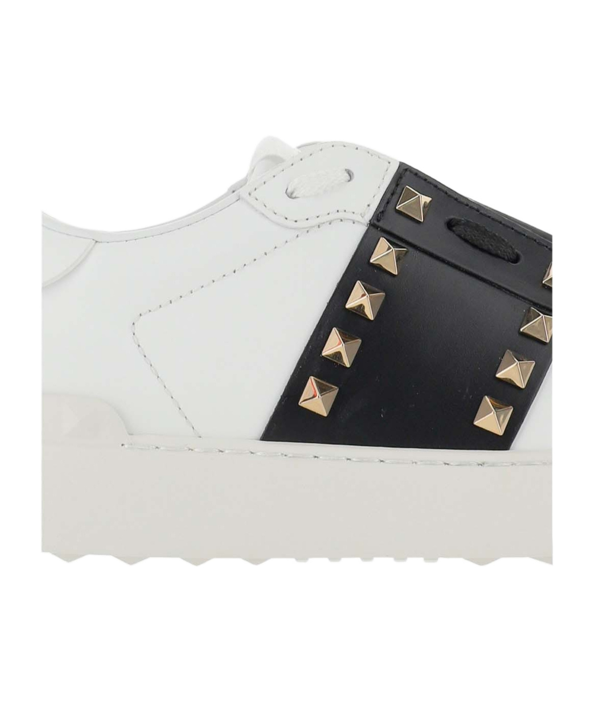 Valentino Open Low-top Slip-on Sneakers In White