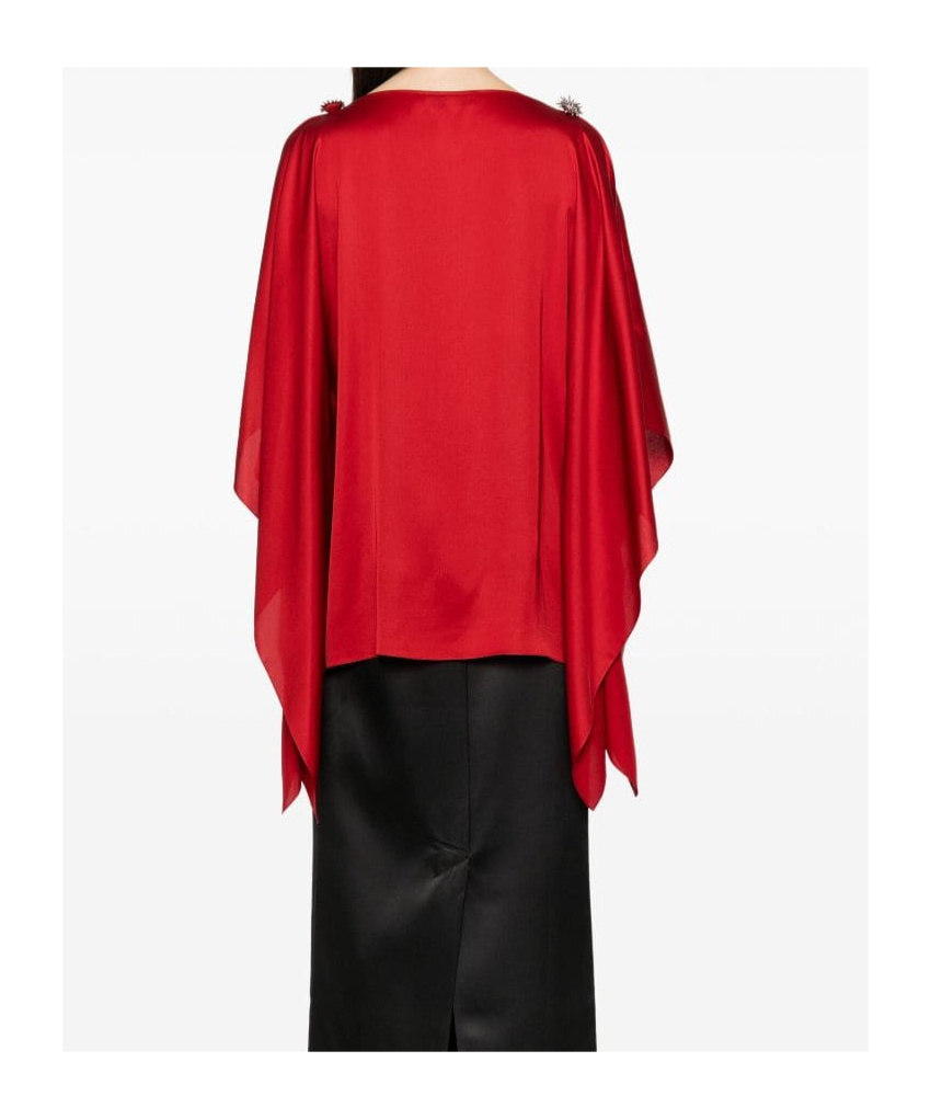 Lanvin Bluse Aus Seide In Red