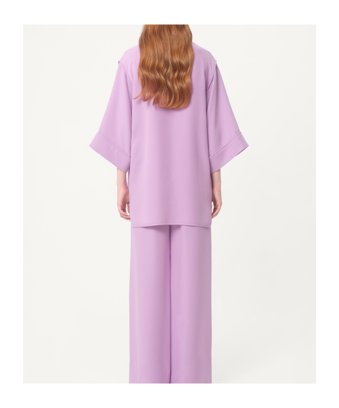 Valentino Light Purple Vlogo Mini Dress In Purple