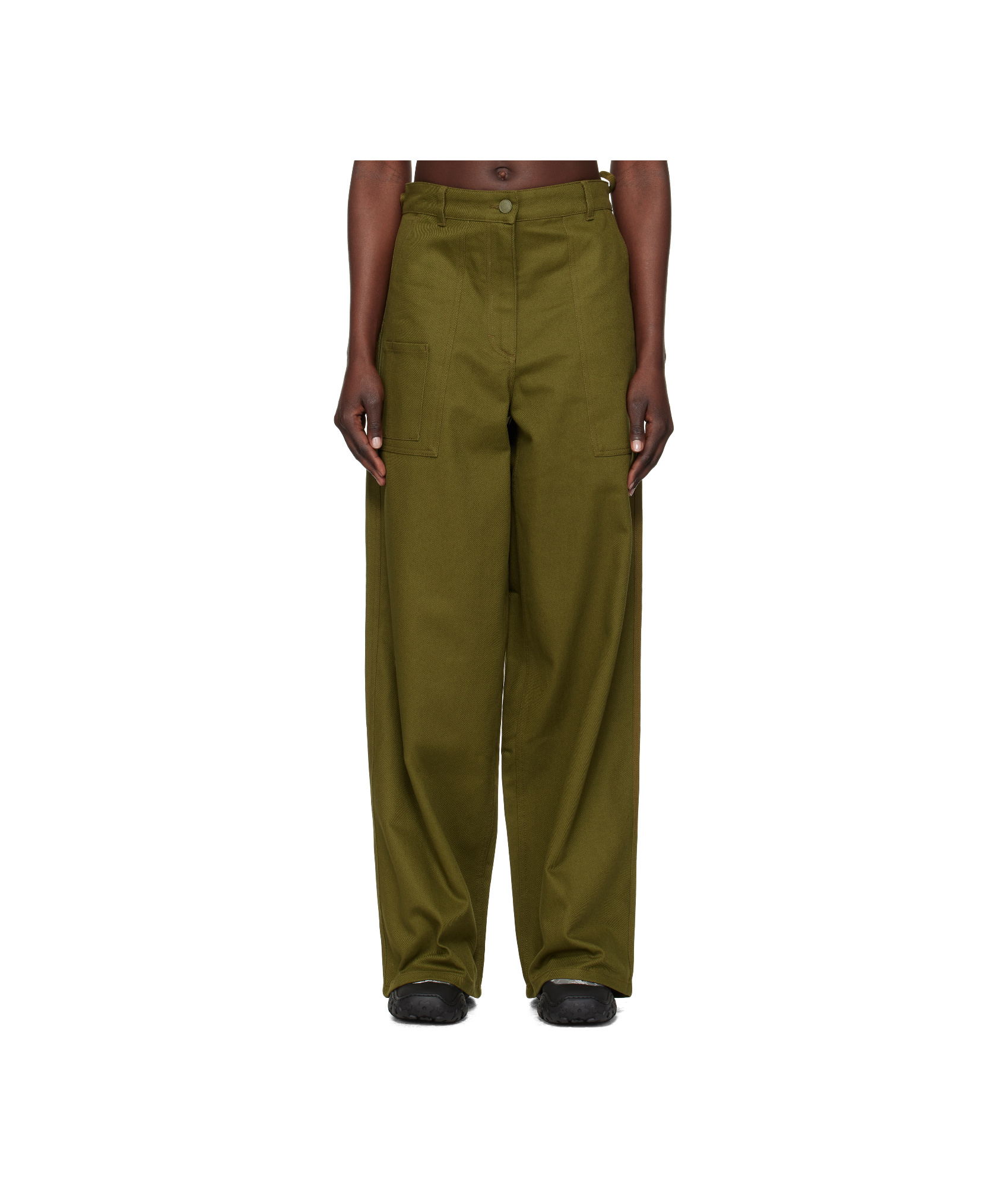 Cecilie Bahnsen Green Anita Jeans