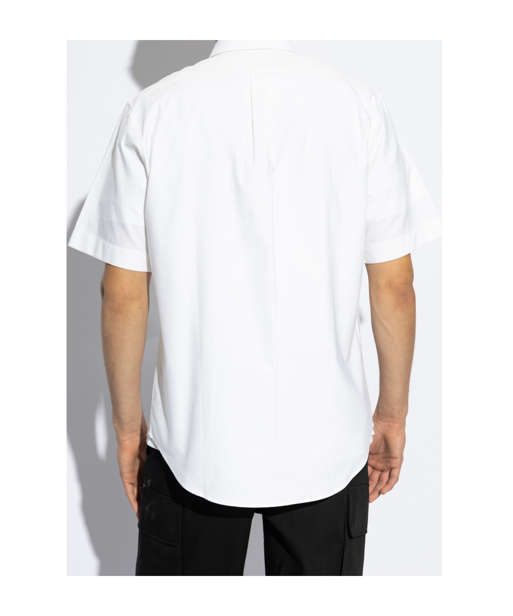 Shop Givenchy Logo-embroidered Shirt In White