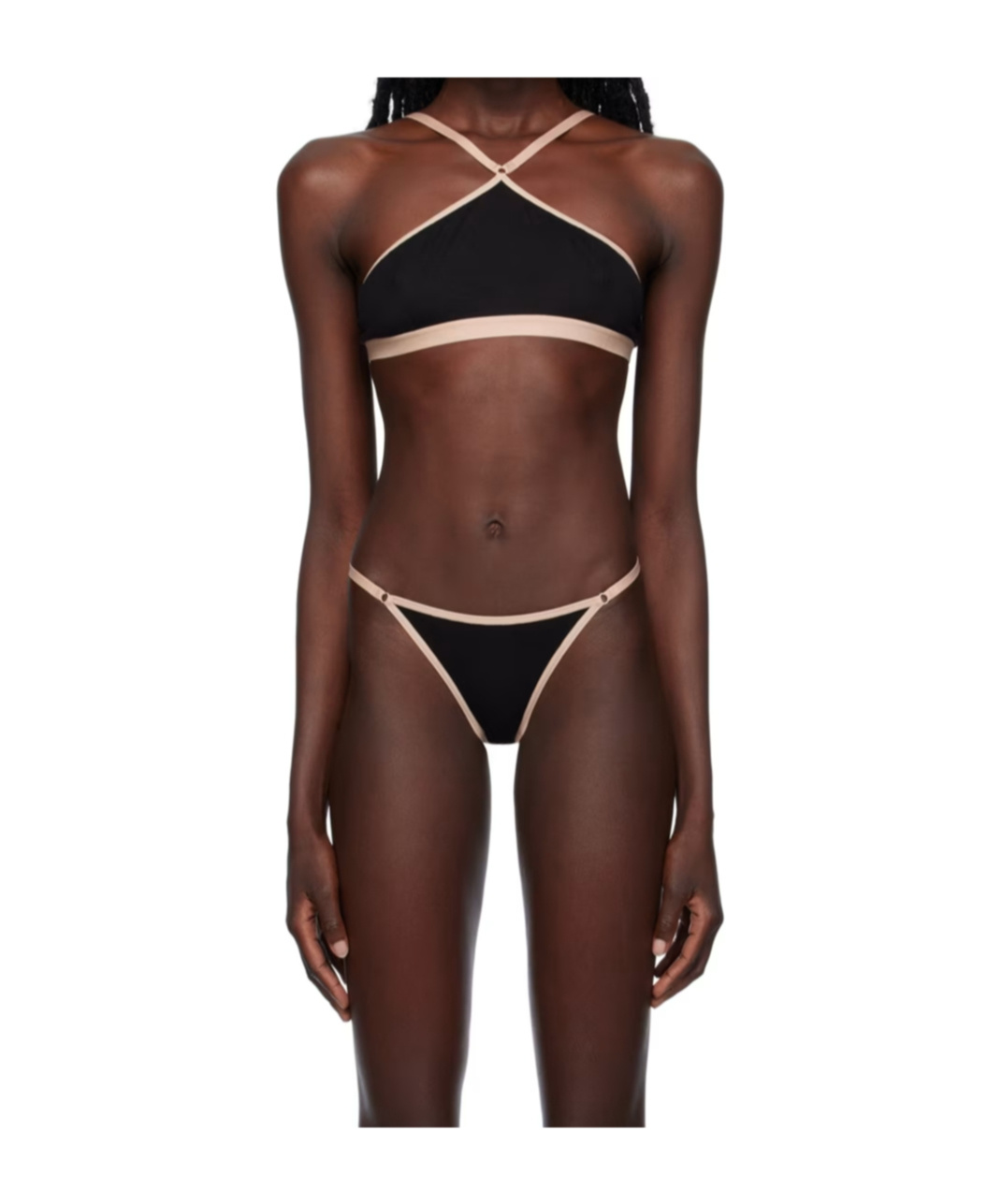 Baserange Ligo Sleeveless Bra In Black