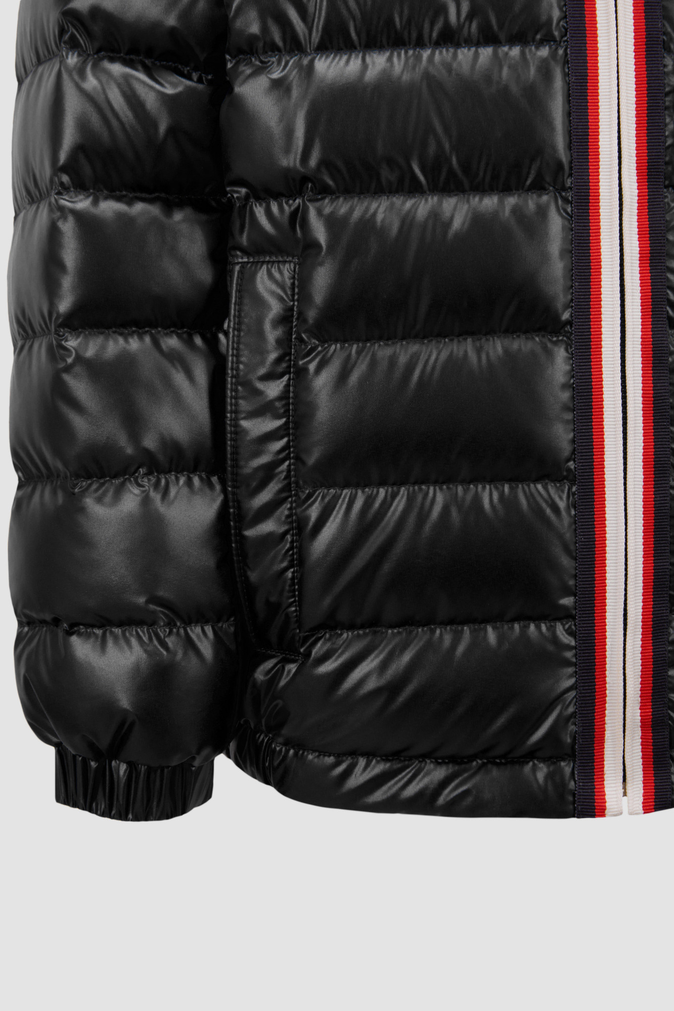 Moncler Klaas Hooded Down Jacket In Black