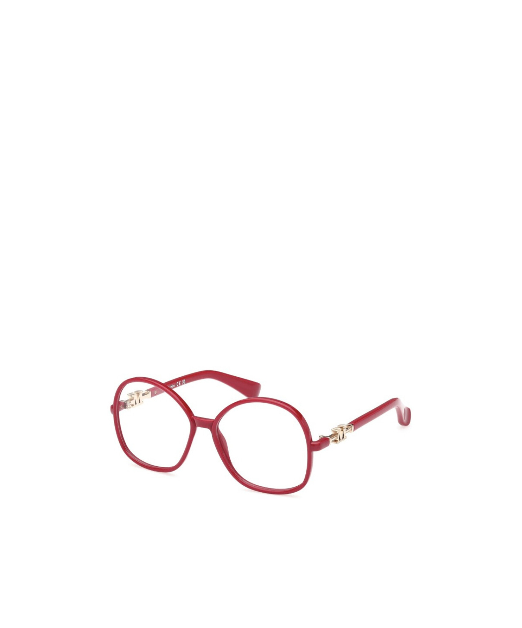 Max Mara Logo Flat Mirror In Red