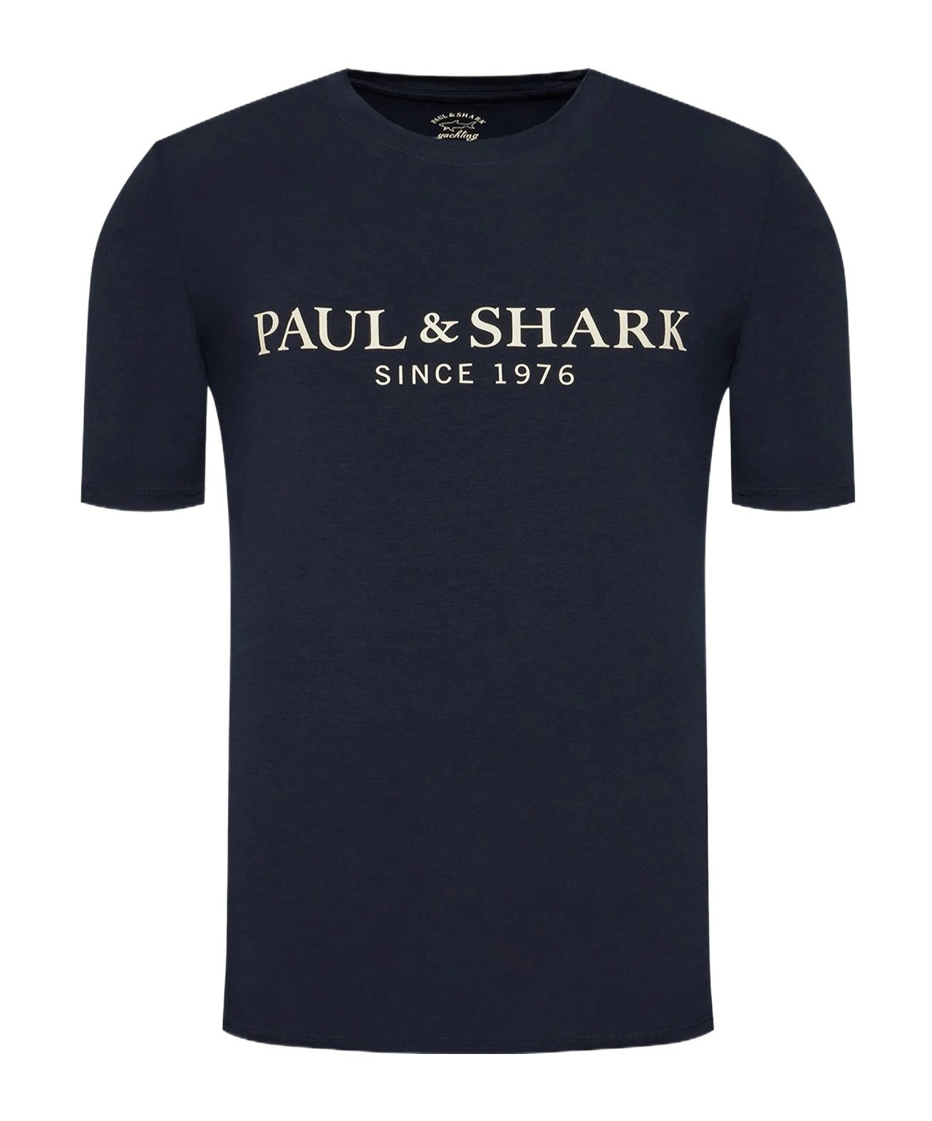 Shop Paul & Shark Logo-print Short-sleeve T-shirt In Dark Blue