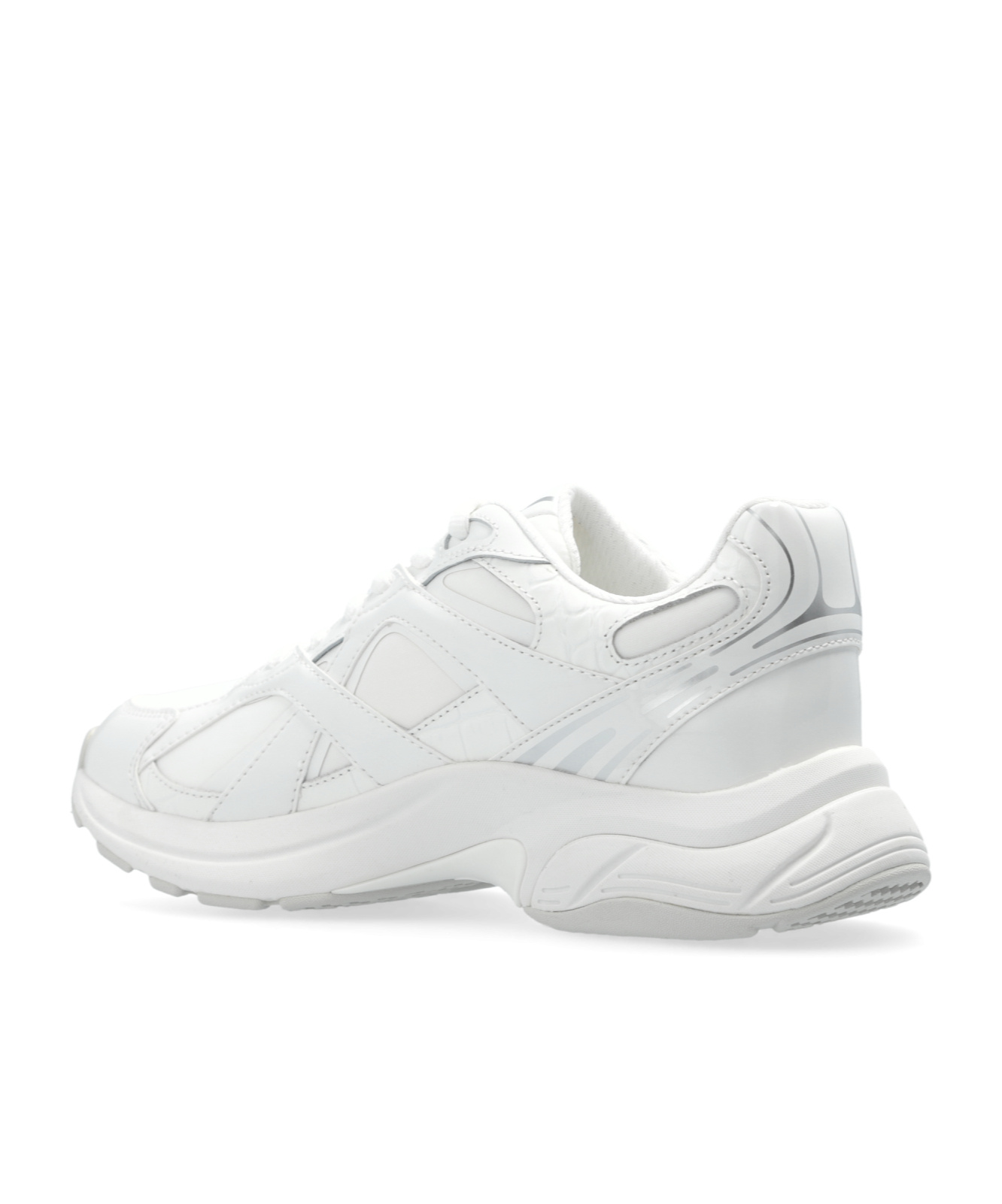 Shop Michael Michael Kors Leo Trainers In White