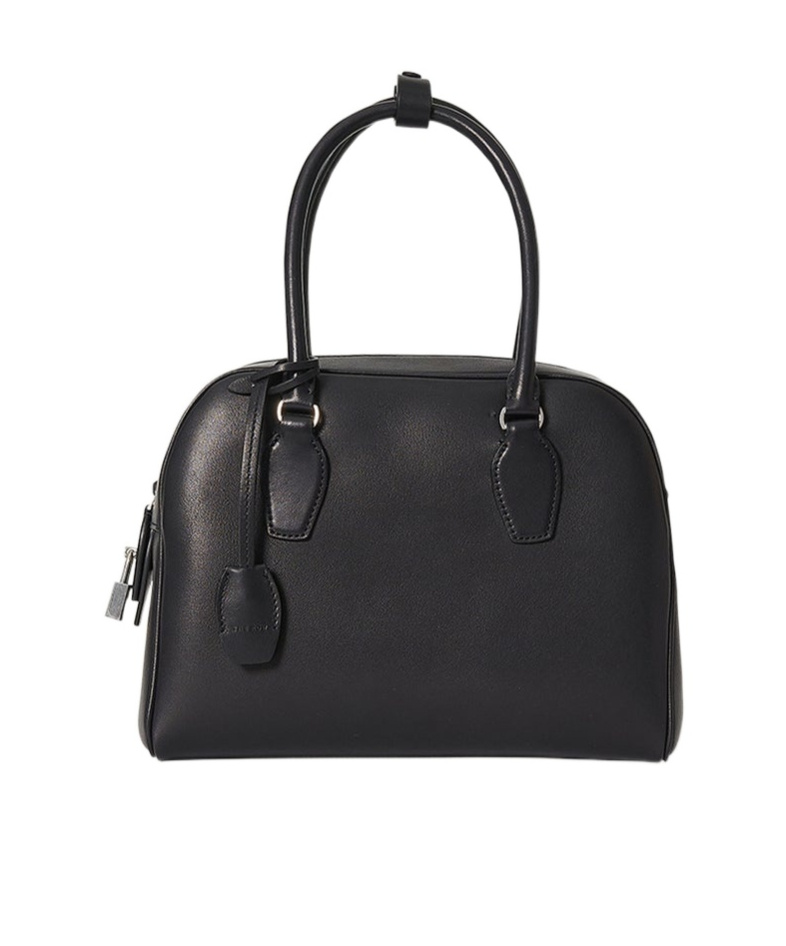 The Row Double-handle Cross-body Bag In Black