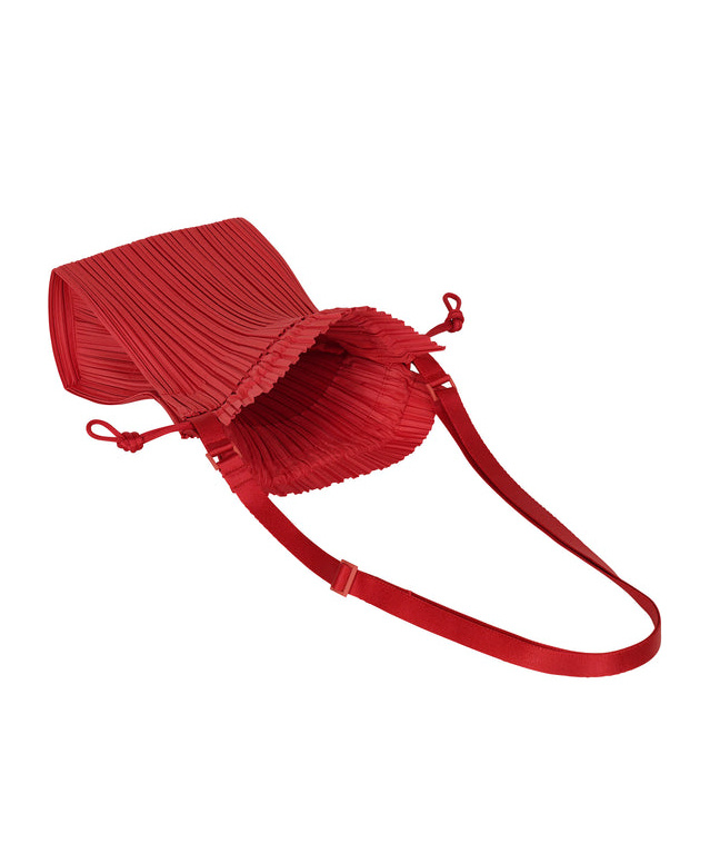ISSEY MIYAKE SQUARE PLEATS CROSS BODY BAG
