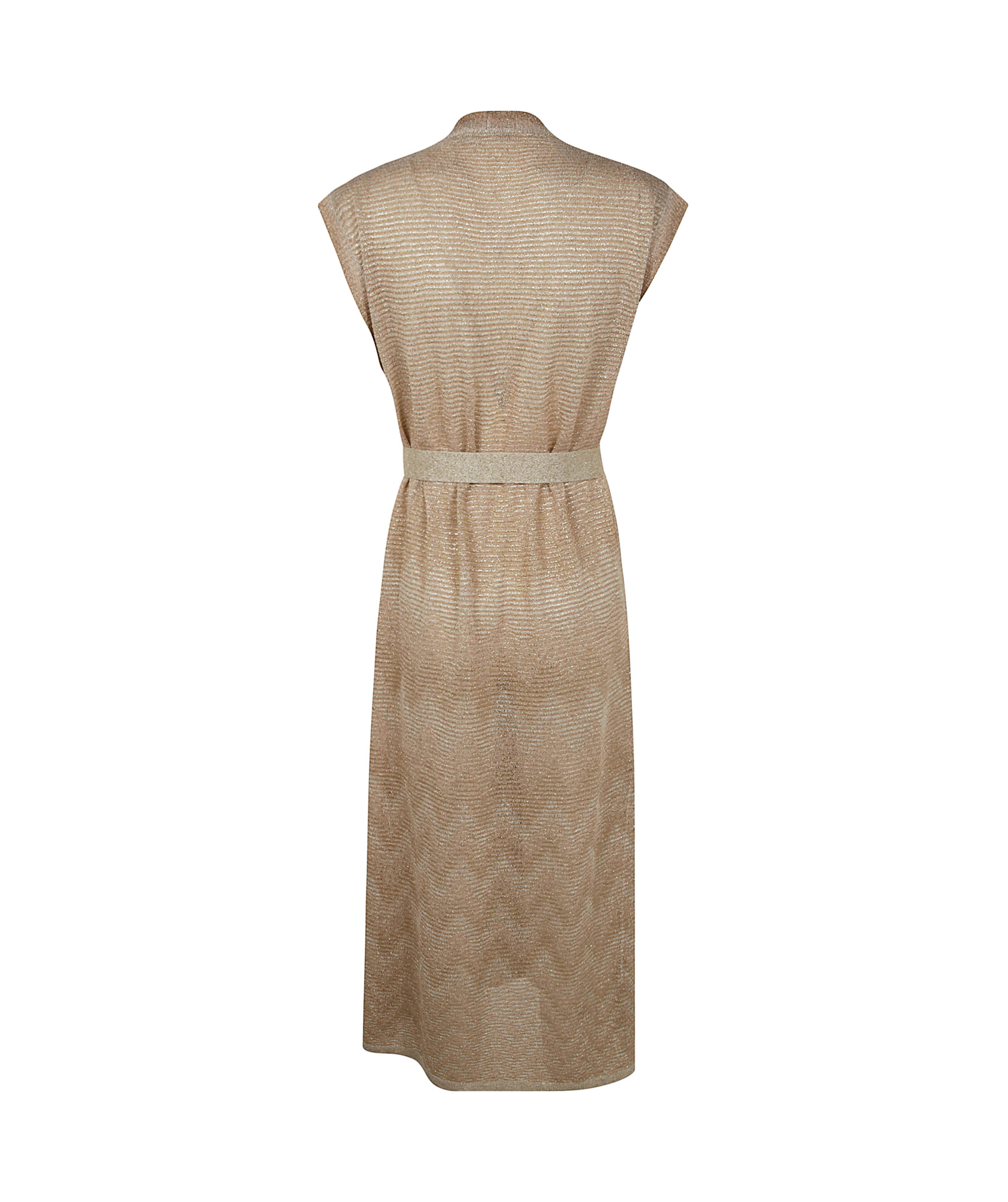 D Exterior D.exterior Degrade Lux Long Waistcoat In Brown