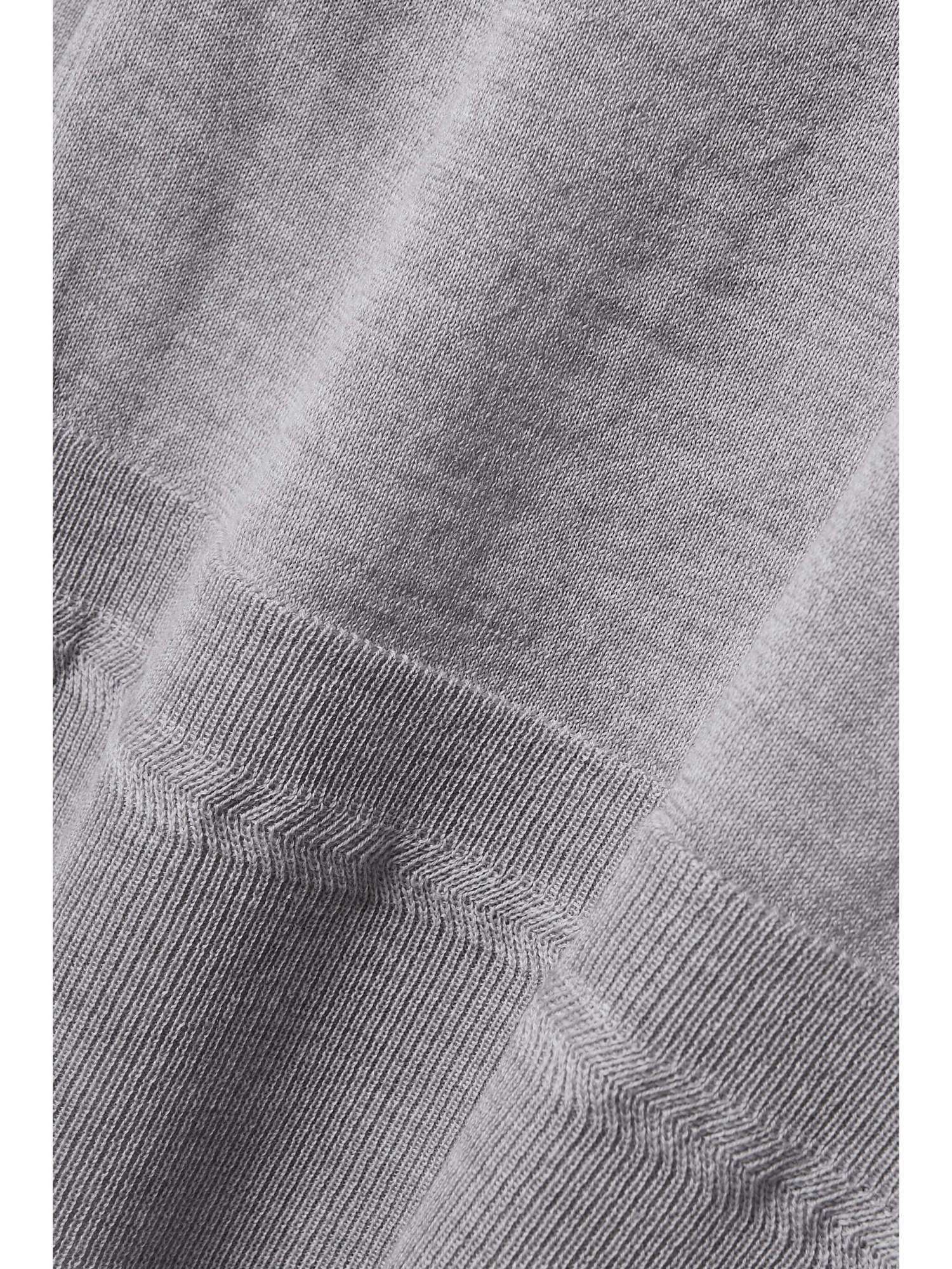 Max Mara Strapless Sweater In Gray