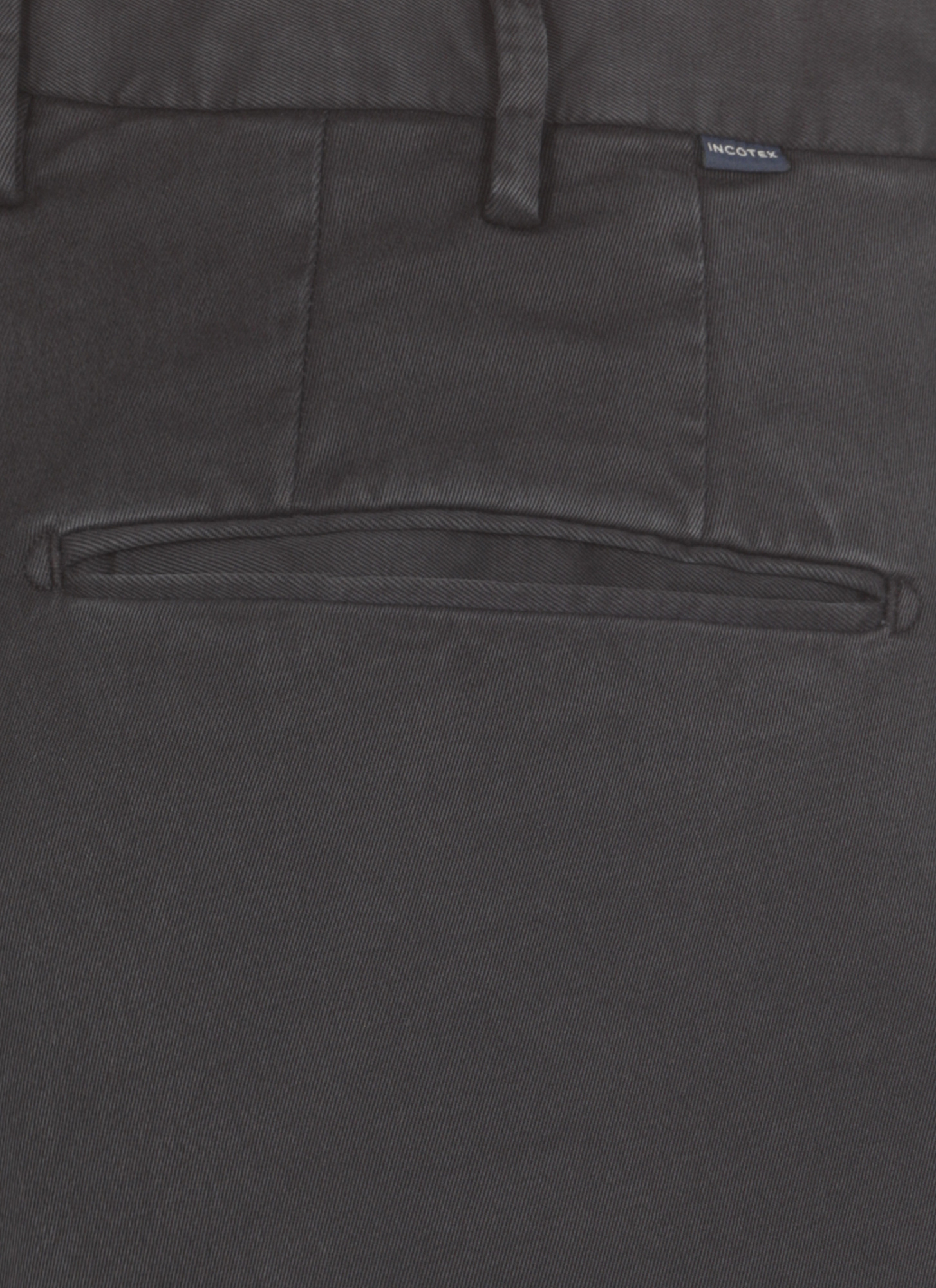 Incotex Tailored Wool Trousers In Black