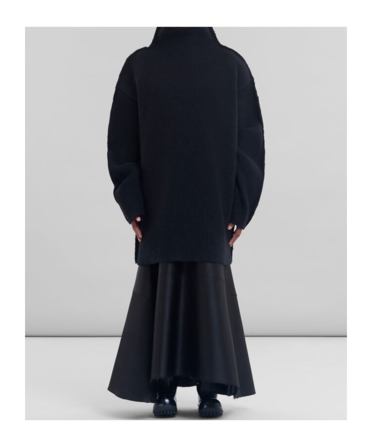 Marni High Neck Jumper In Black