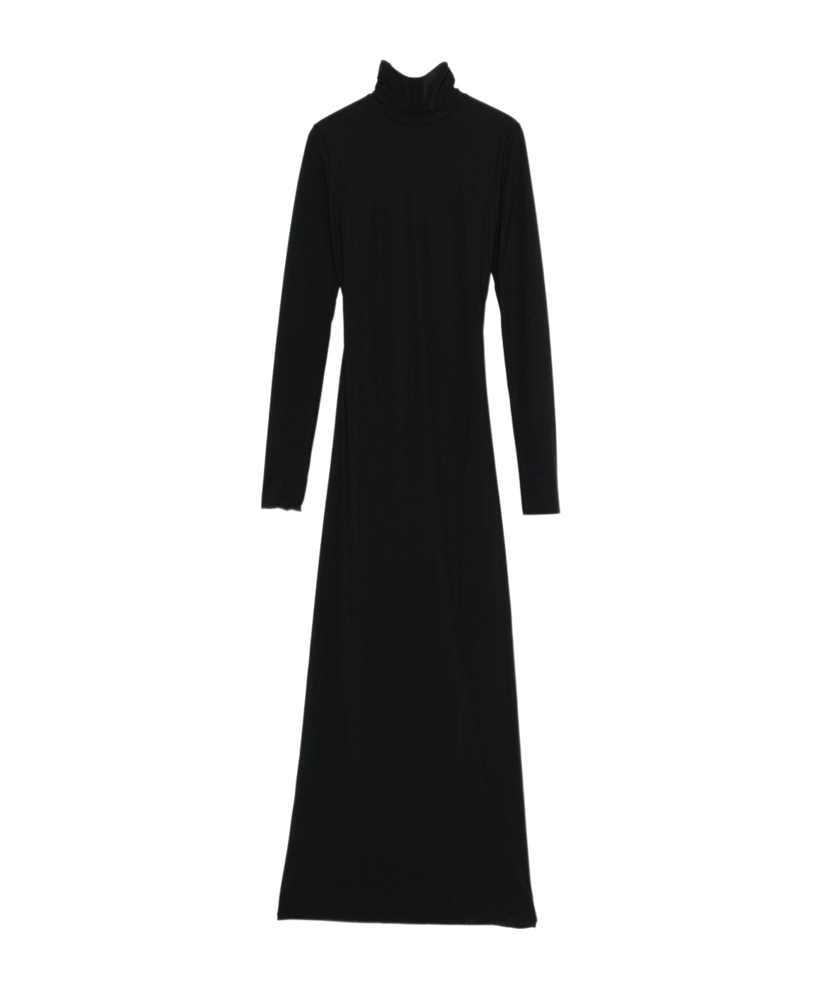 Amazuìn Maxi Dress With Open Back In Black